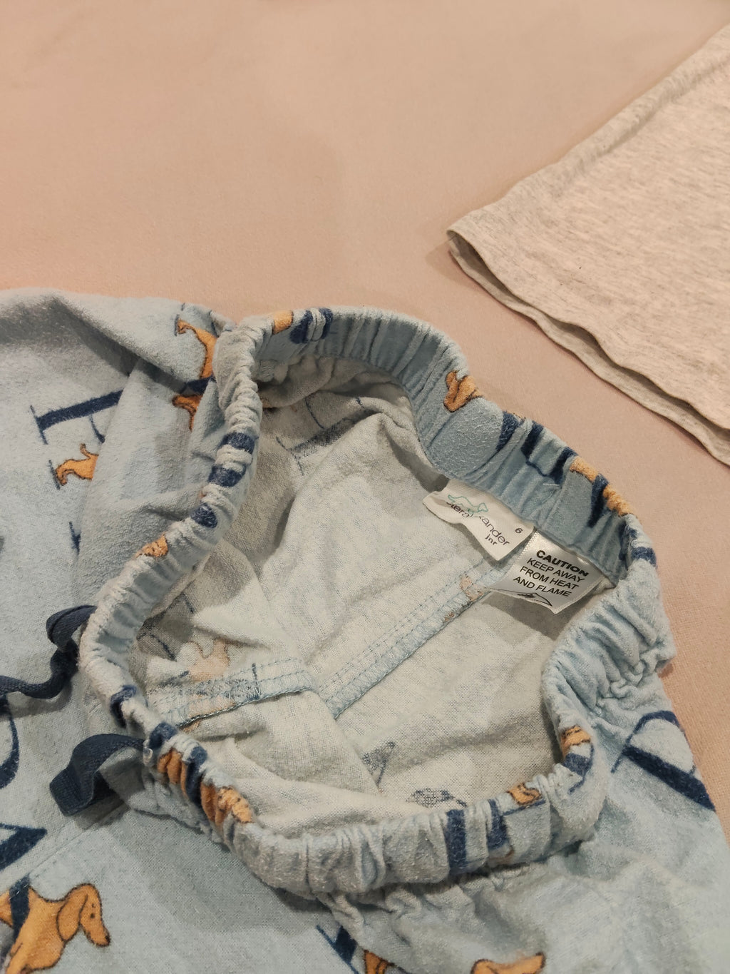 PETER ALEXANDER sleep set size 6 boys long sleeve