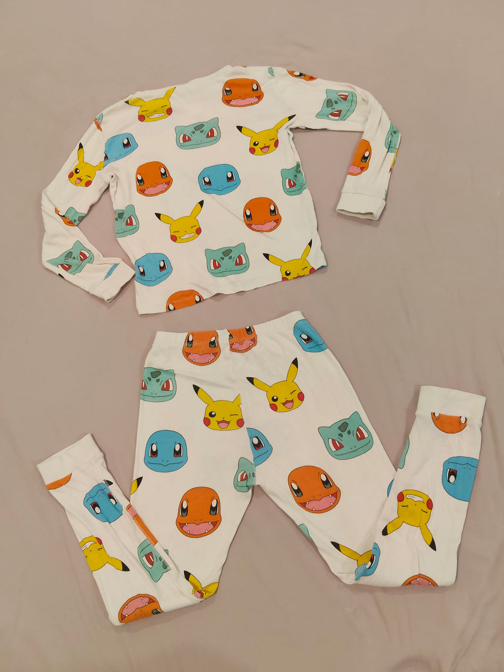 POKEMON sleep set size 8-10y boys long sleeve