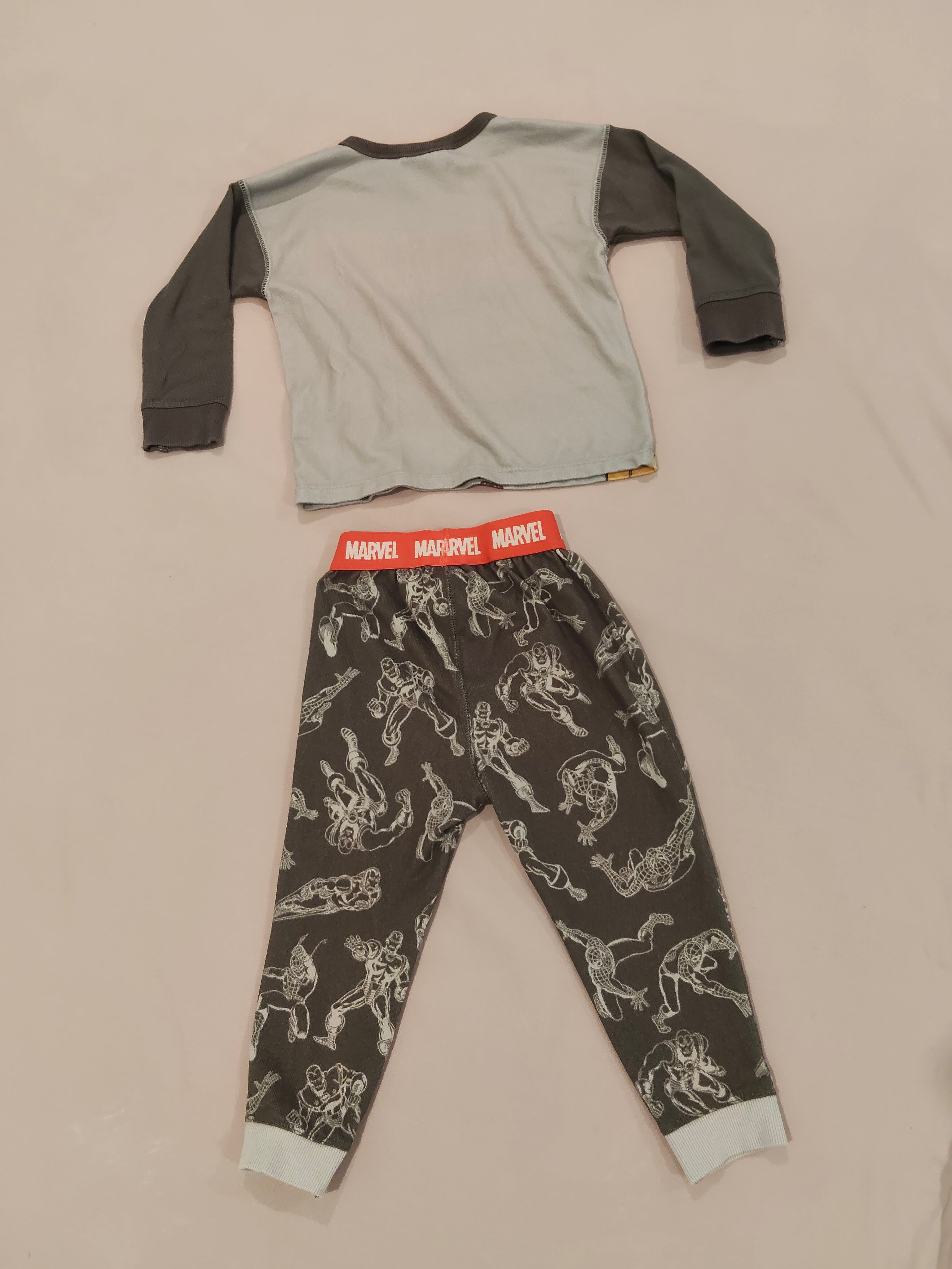 MARVEL sleep set size 2 boys long sleeve