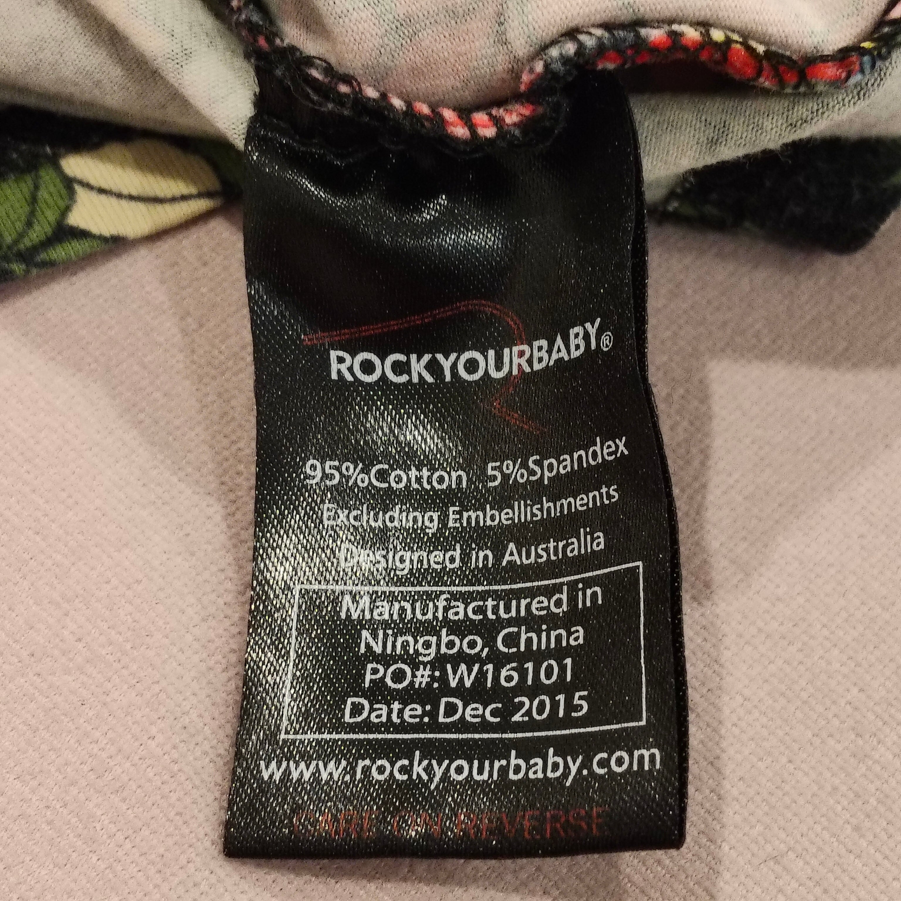 ROCK YOUR BABY top size 18-24m baby girls PRETTY