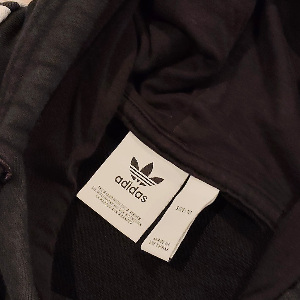 ADIDAS crop hoodie size 10 Women black