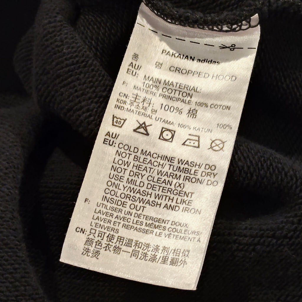ADIDAS crop hoodie size 10 Women black