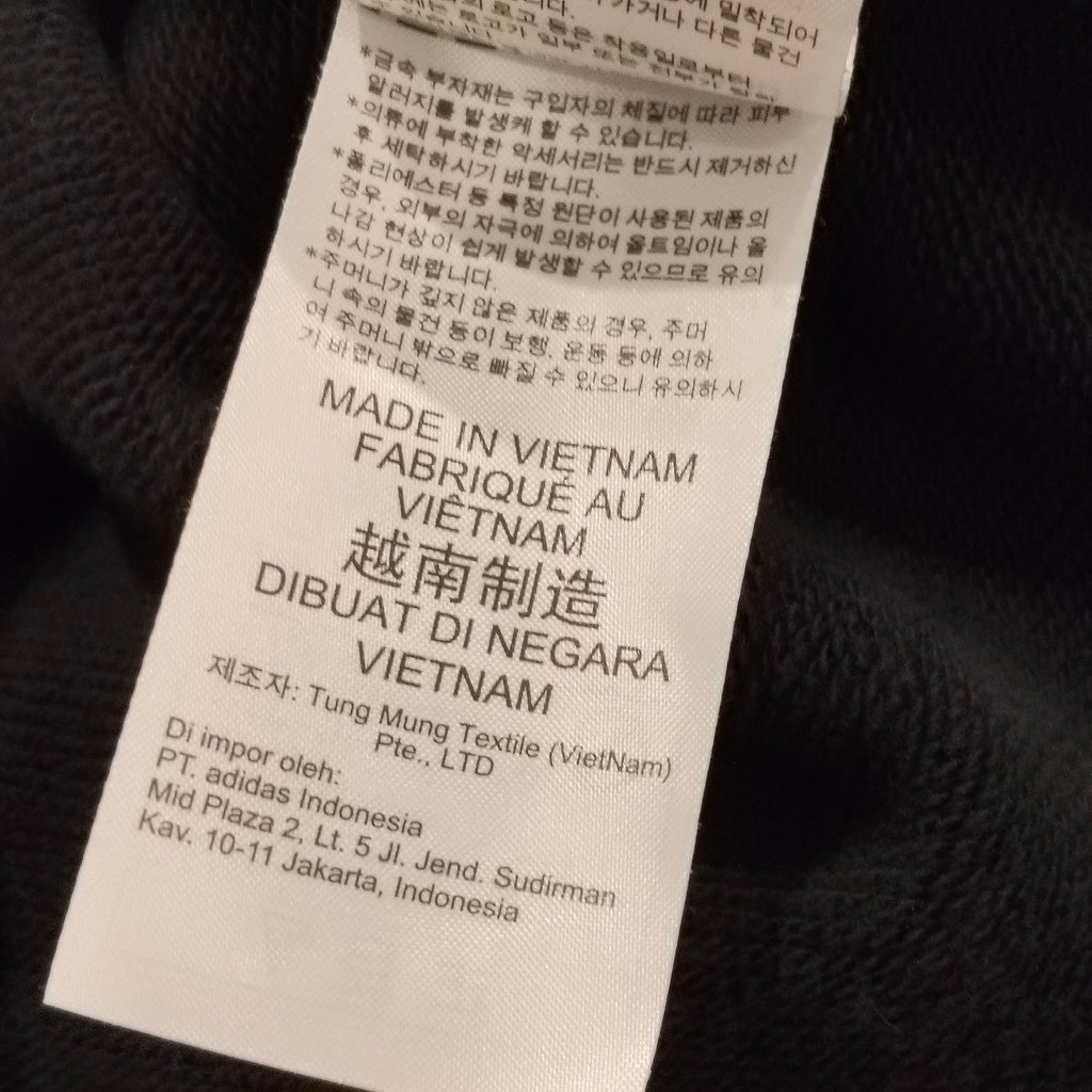 ADIDAS crop hoodie size 10 Women black