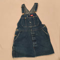 DICKIES denim overalls dress size 10-12 Women