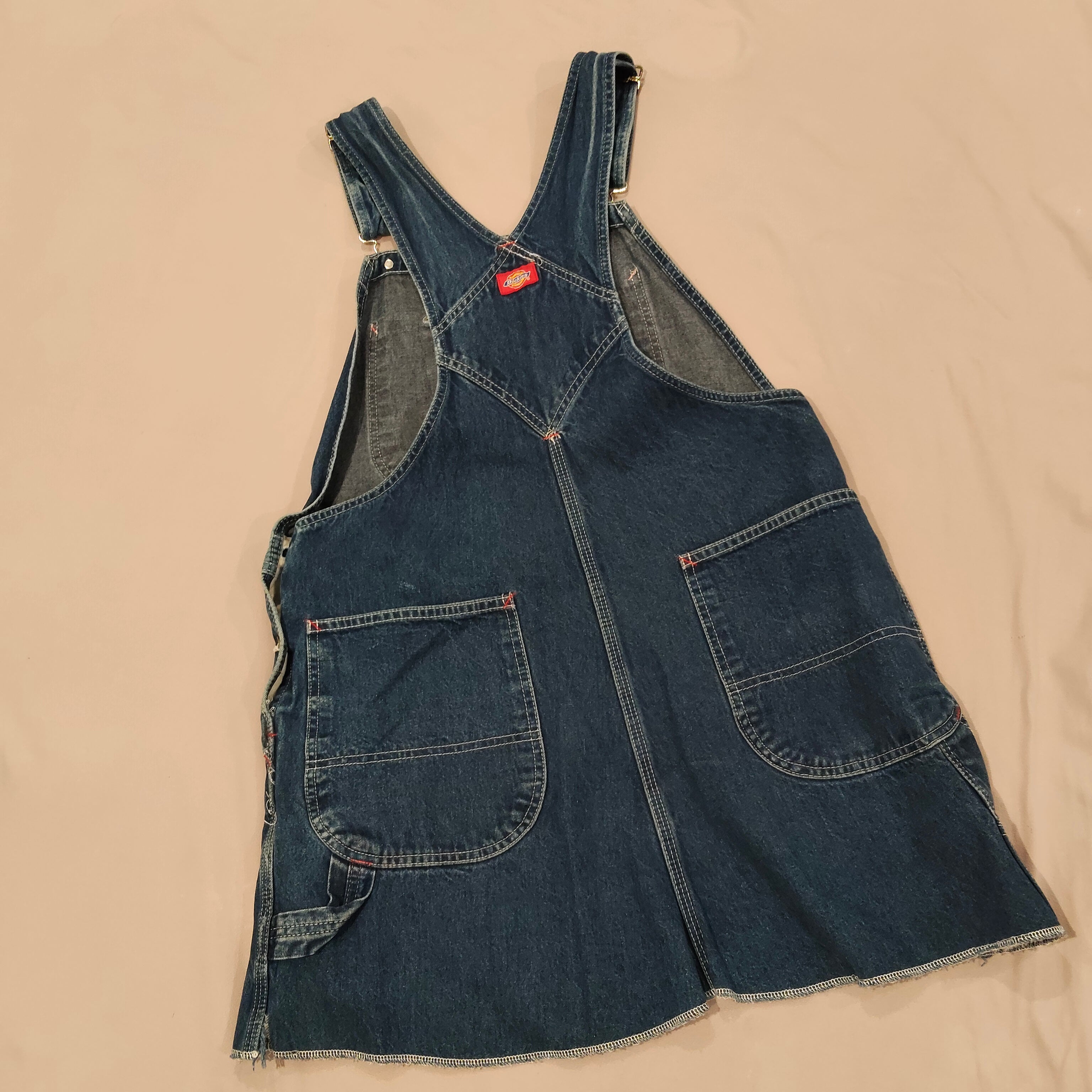 DICKIES denim overalls dress size 10-12 Women
