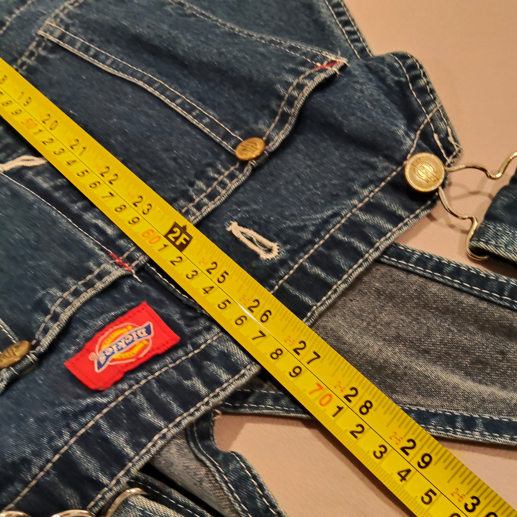 DICKIES denim overalls dress size 10-12 Women