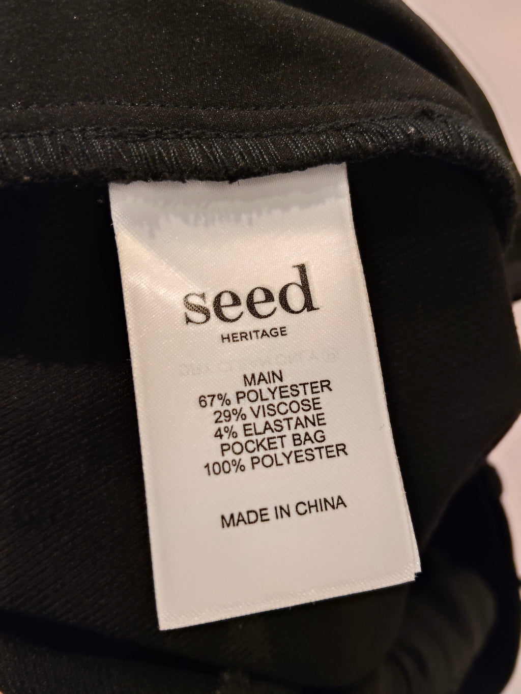 SEED wide leg pants size S Women black