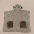 COUNTRY ROAD hooded poncho size M Women wool/cashmere