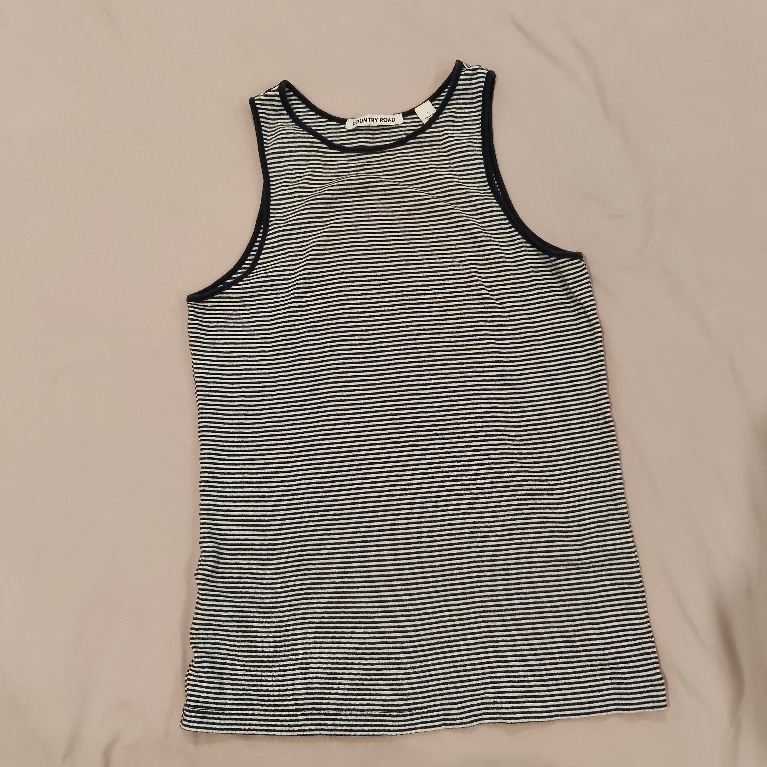 COUNTRY ROAD tank top size S Women stripes