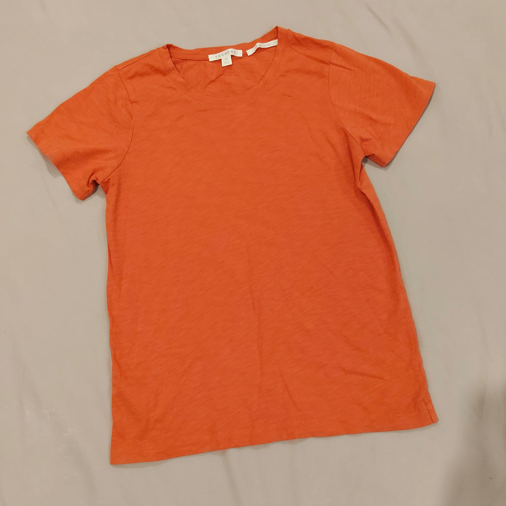 TRENERY top size XS Women orange short sleeve