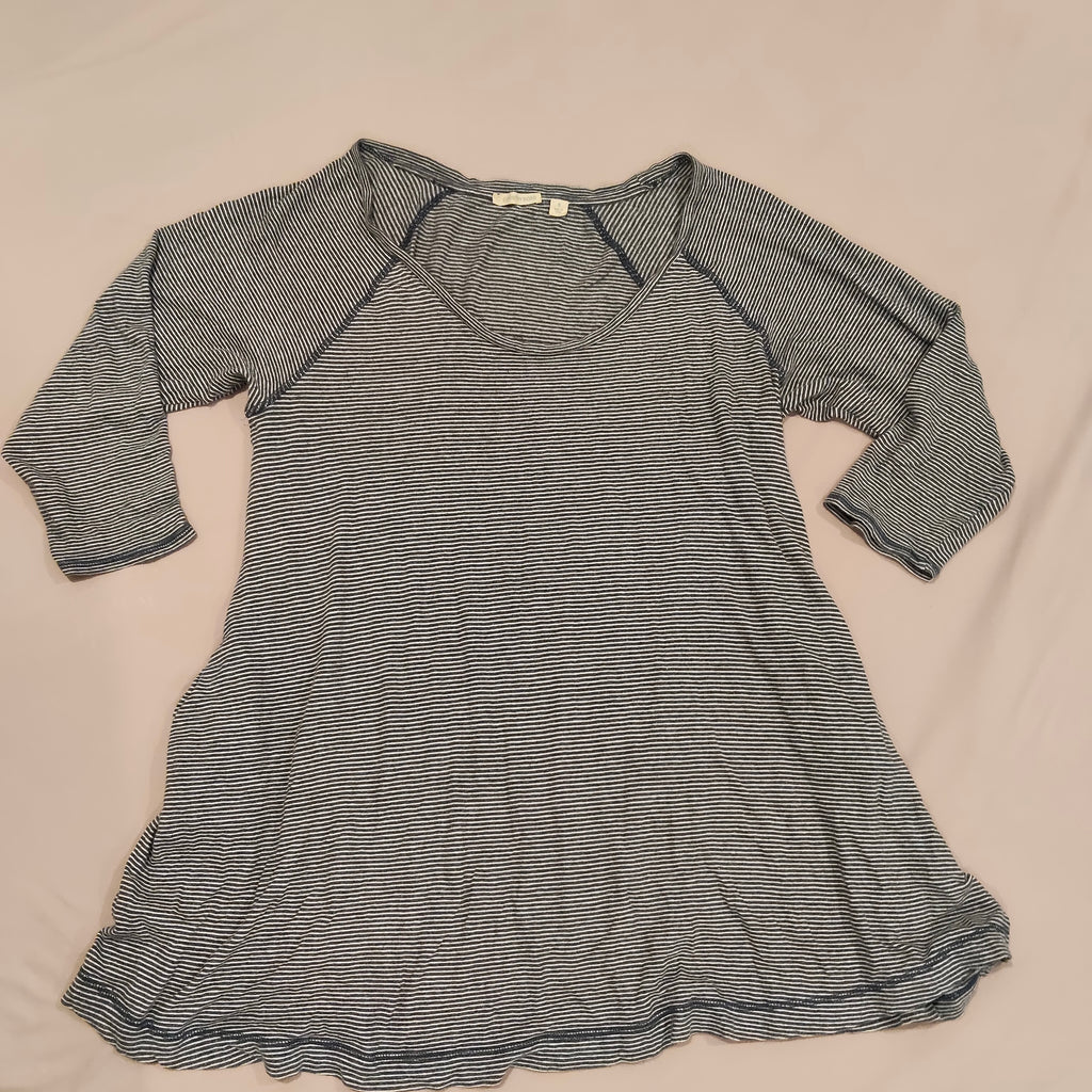 COUNTRY ROAD dress linen blend size 12 Women stripes