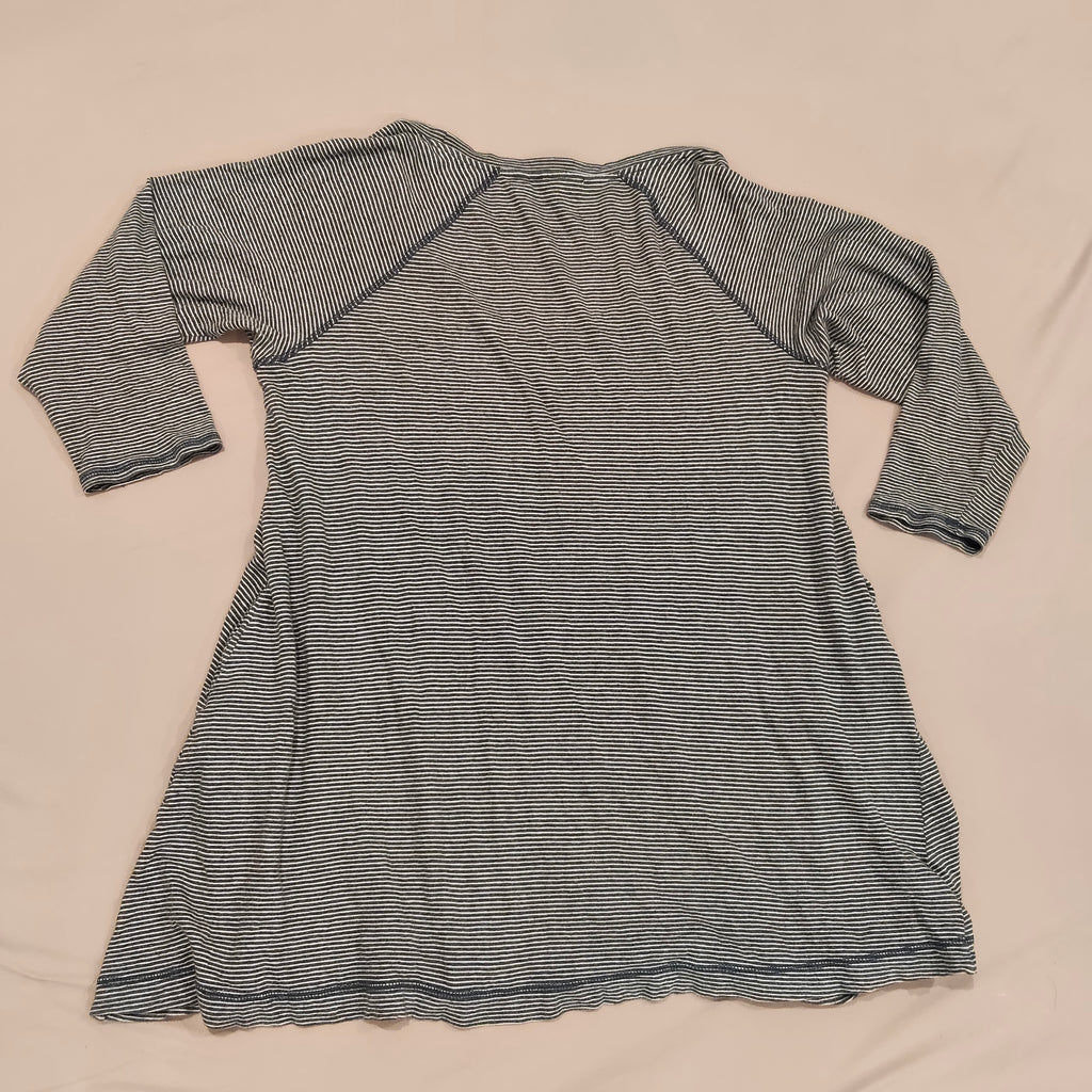 COUNTRY ROAD dress linen blend size 12 Women stripes
