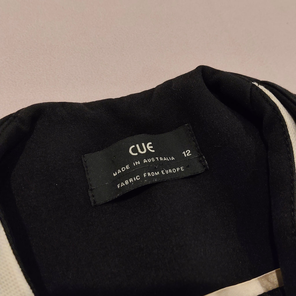 CUE dress jacket size 12 Women Made in Australia