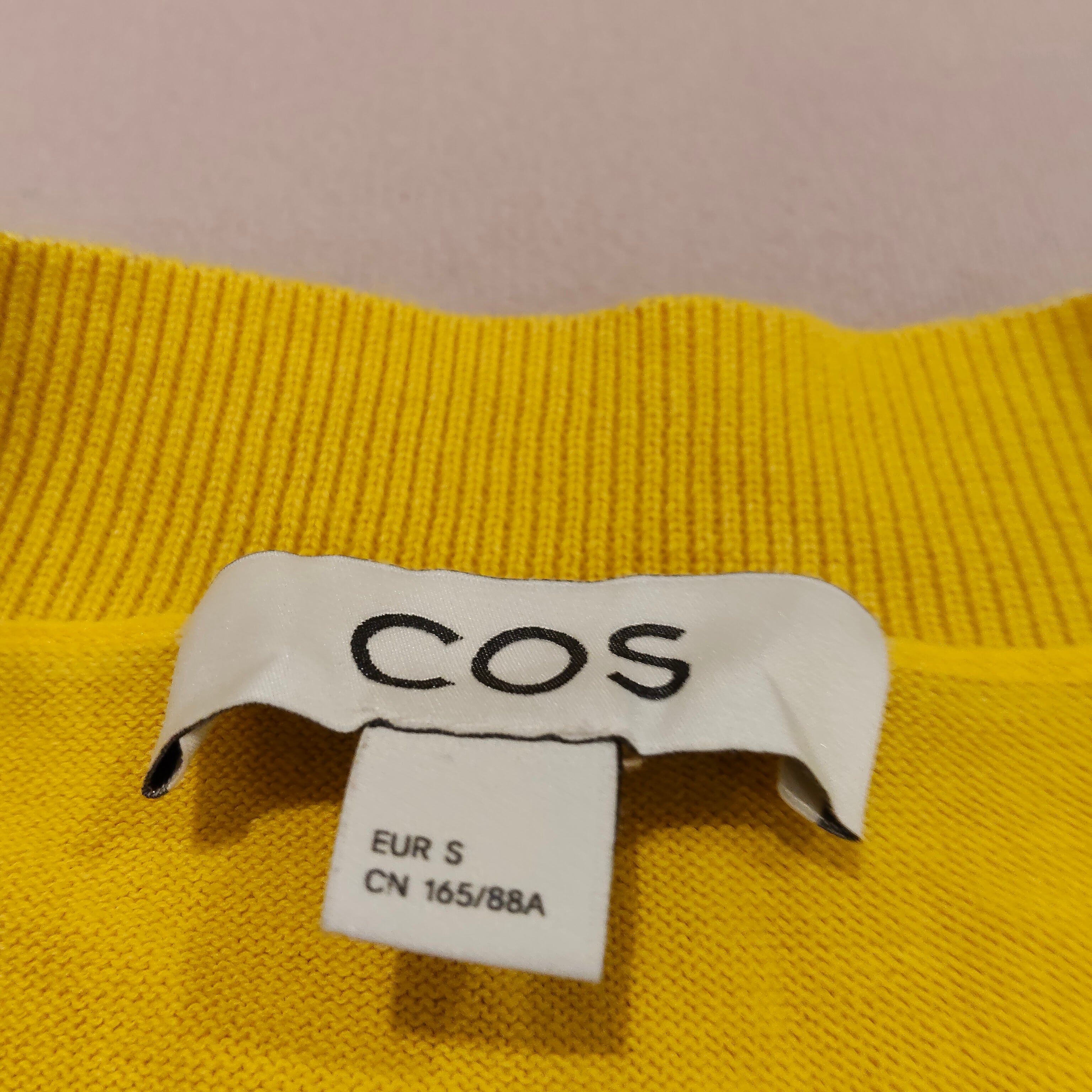COS knit top size S Women short sleeve