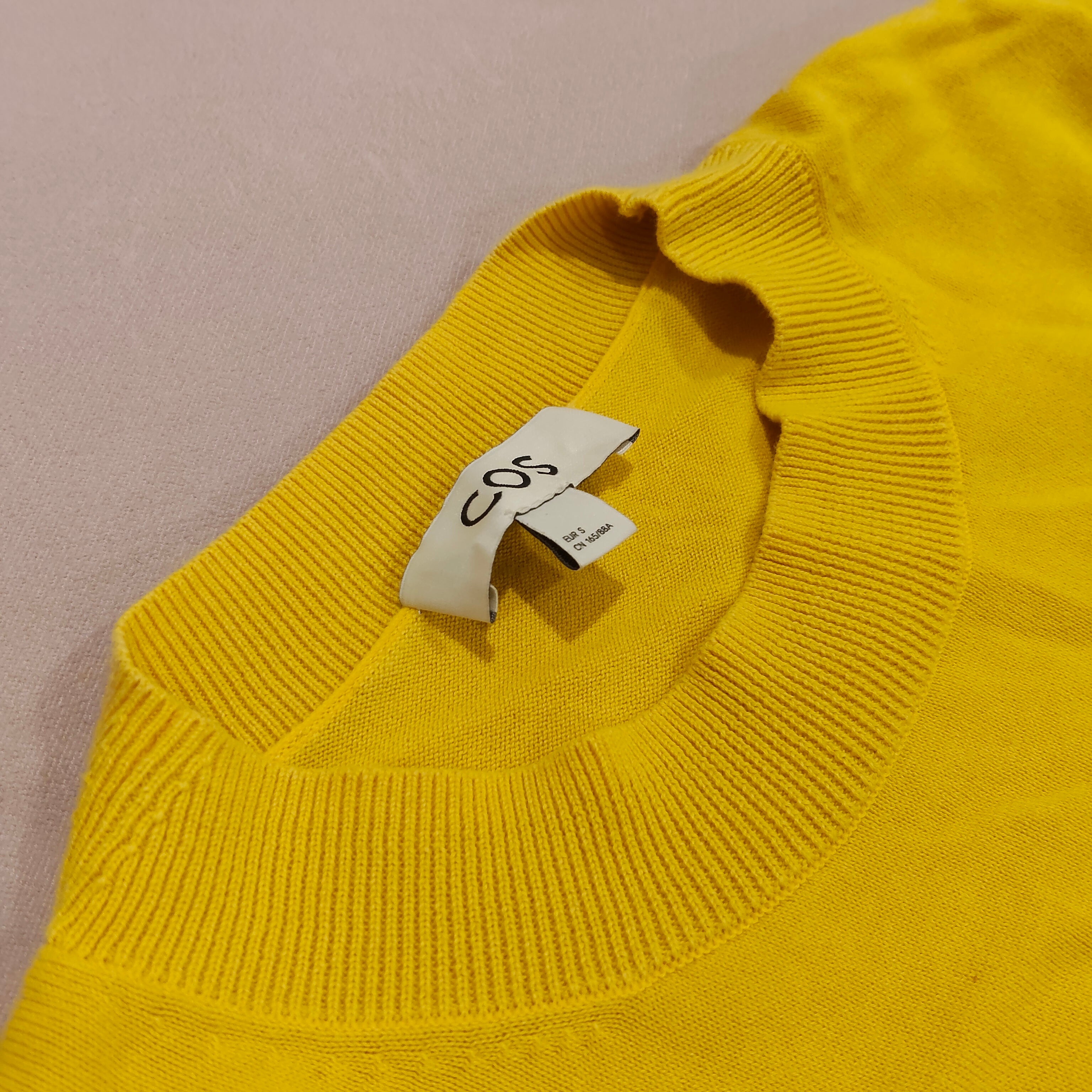 COS knit top size S Women short sleeve