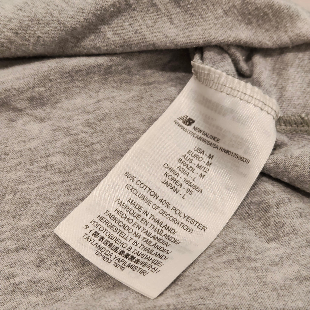 NEW BALANCE boxy tee size M Women grey