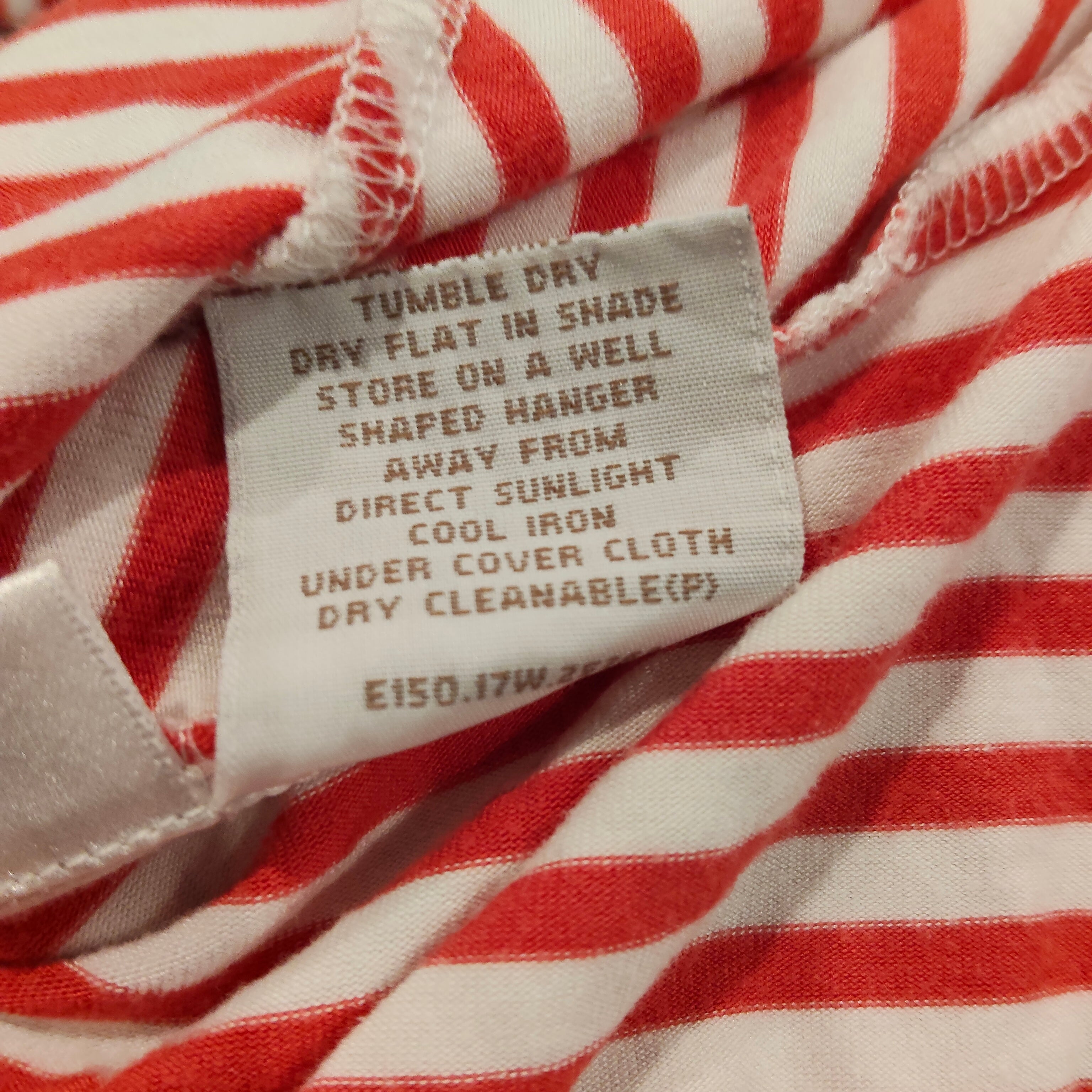 DAVID LAWRENCE top size M Women red stripes