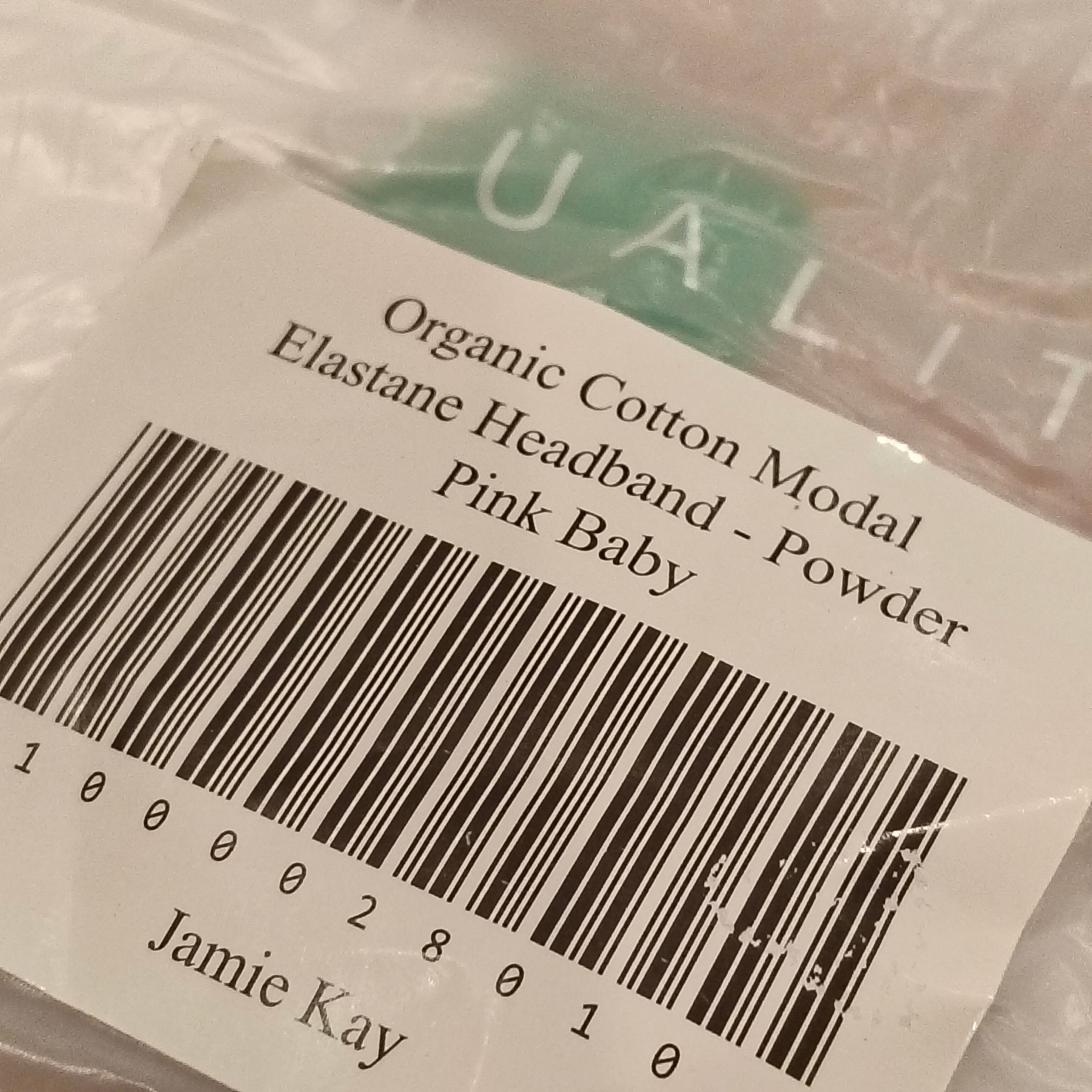 NEW JAMIE KAY organic cotton headband baby girl BNWT