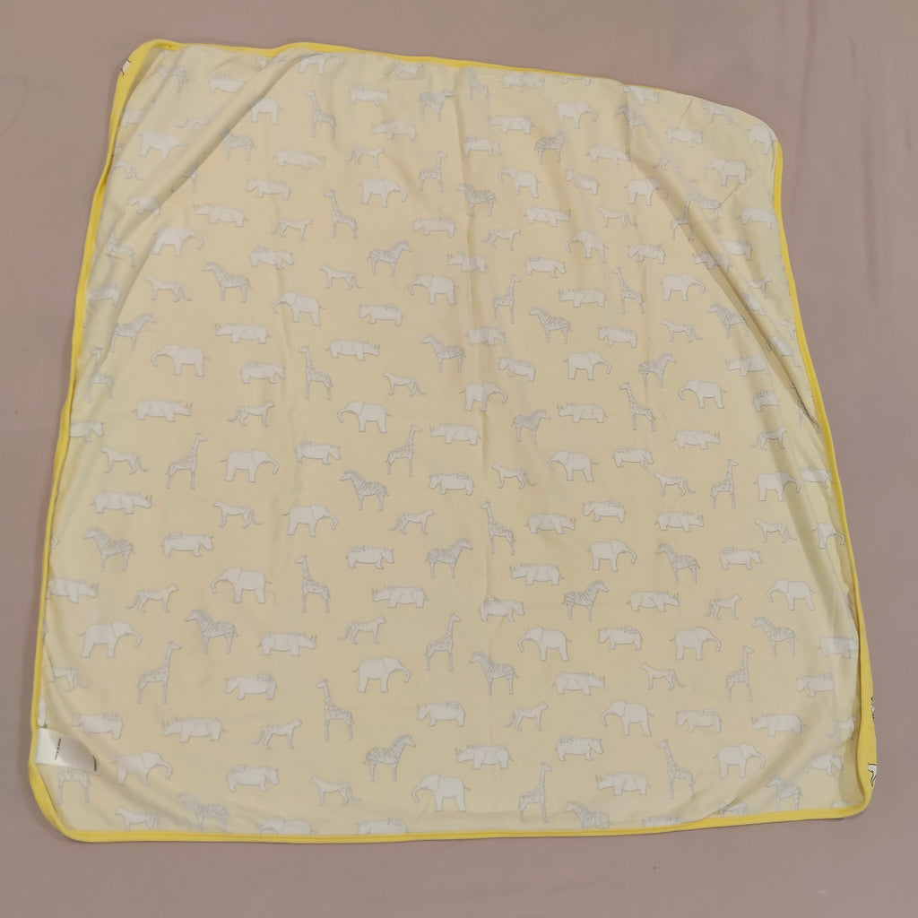 COUNTRY ROAD cotton baby blanket (85x85cm)