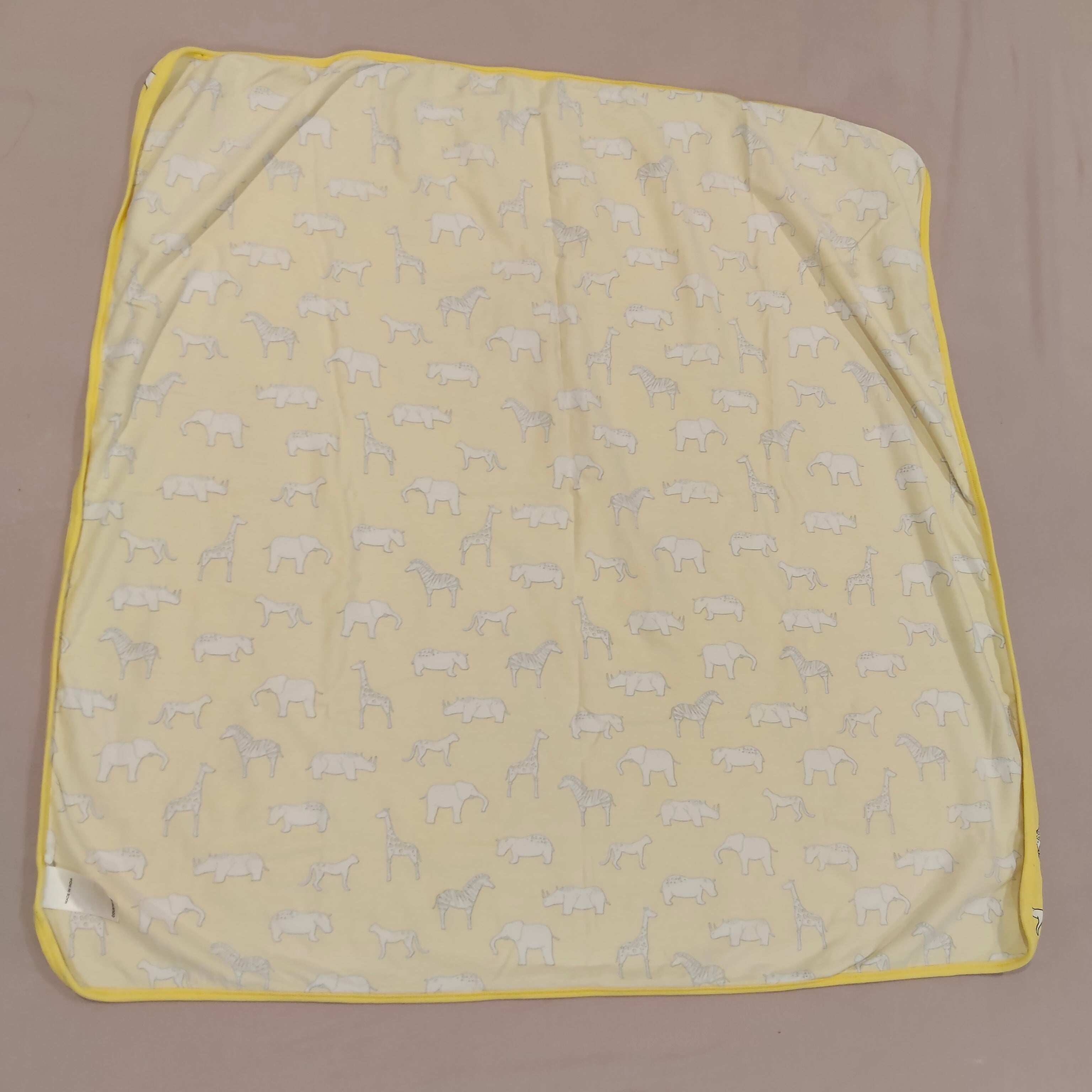 COUNTRY ROAD cotton baby blanket (85x85cm)