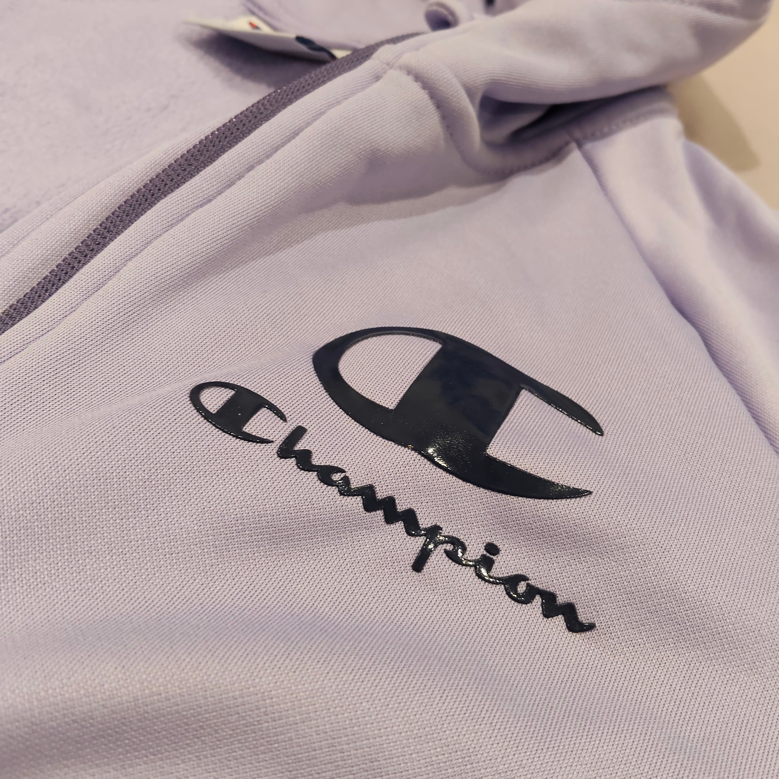 CHAMPION zip hoodie size 12-14y girls purple