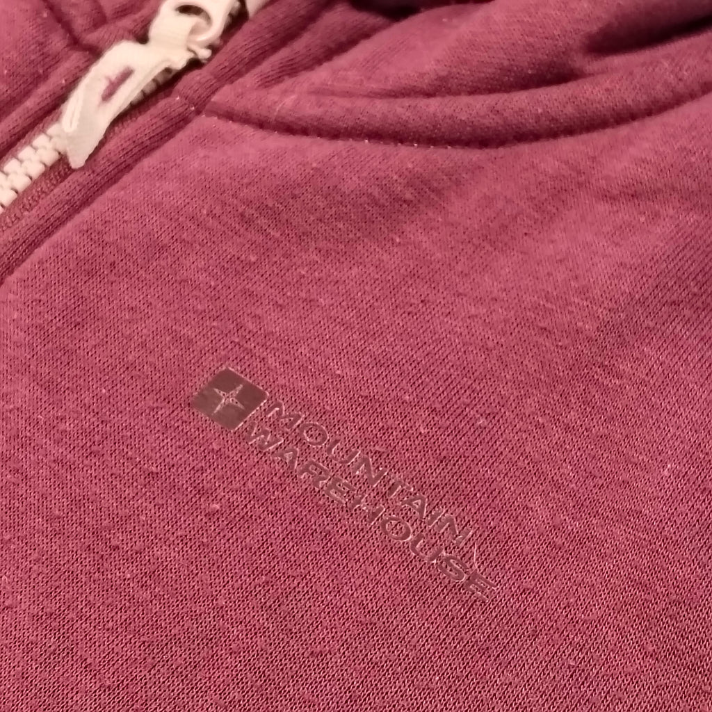 MOUNTAIN WAREHOUSE zip hoodie size 11-12y girls