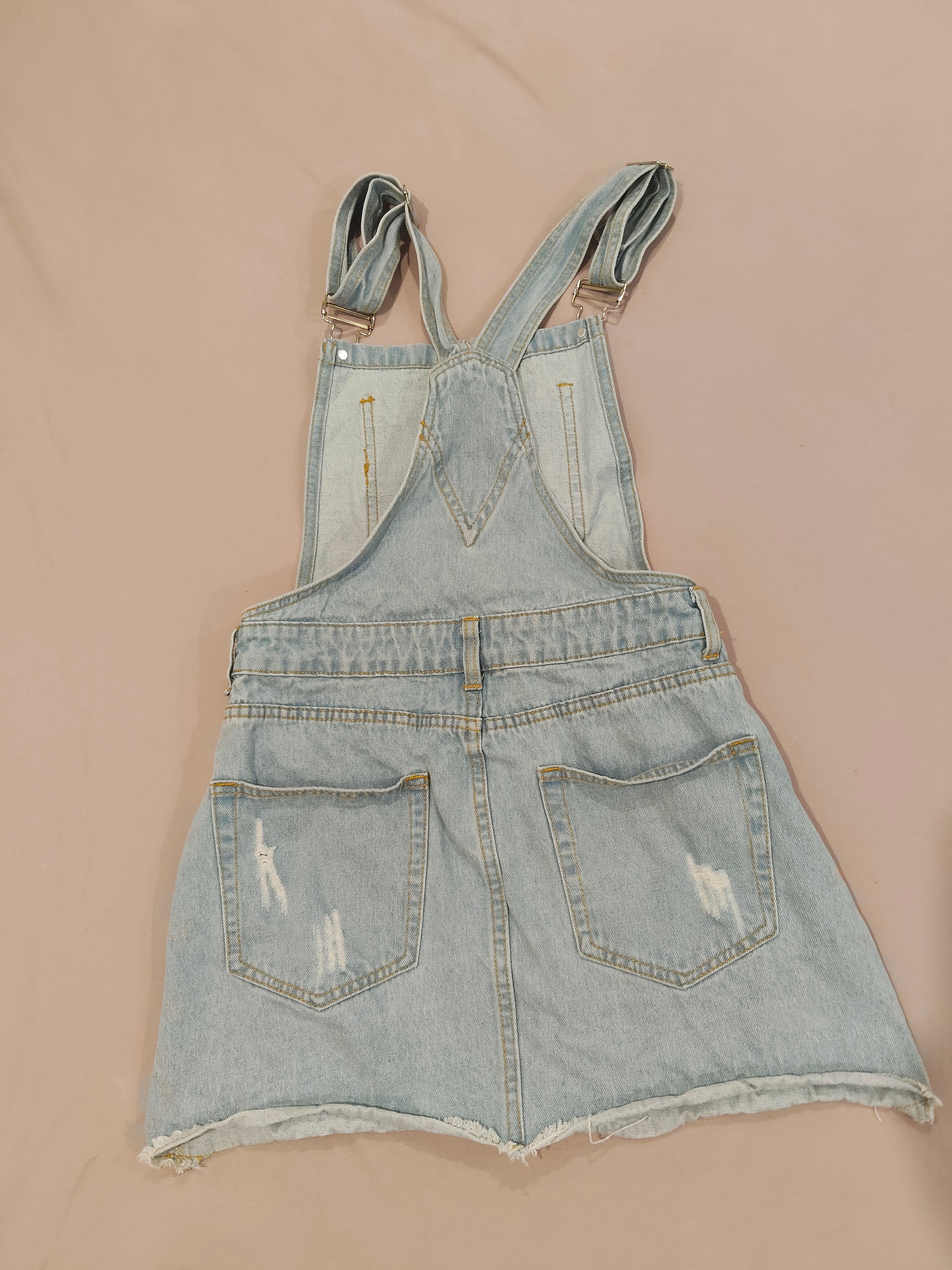 HARPER & ME denim overalls skirt size S women