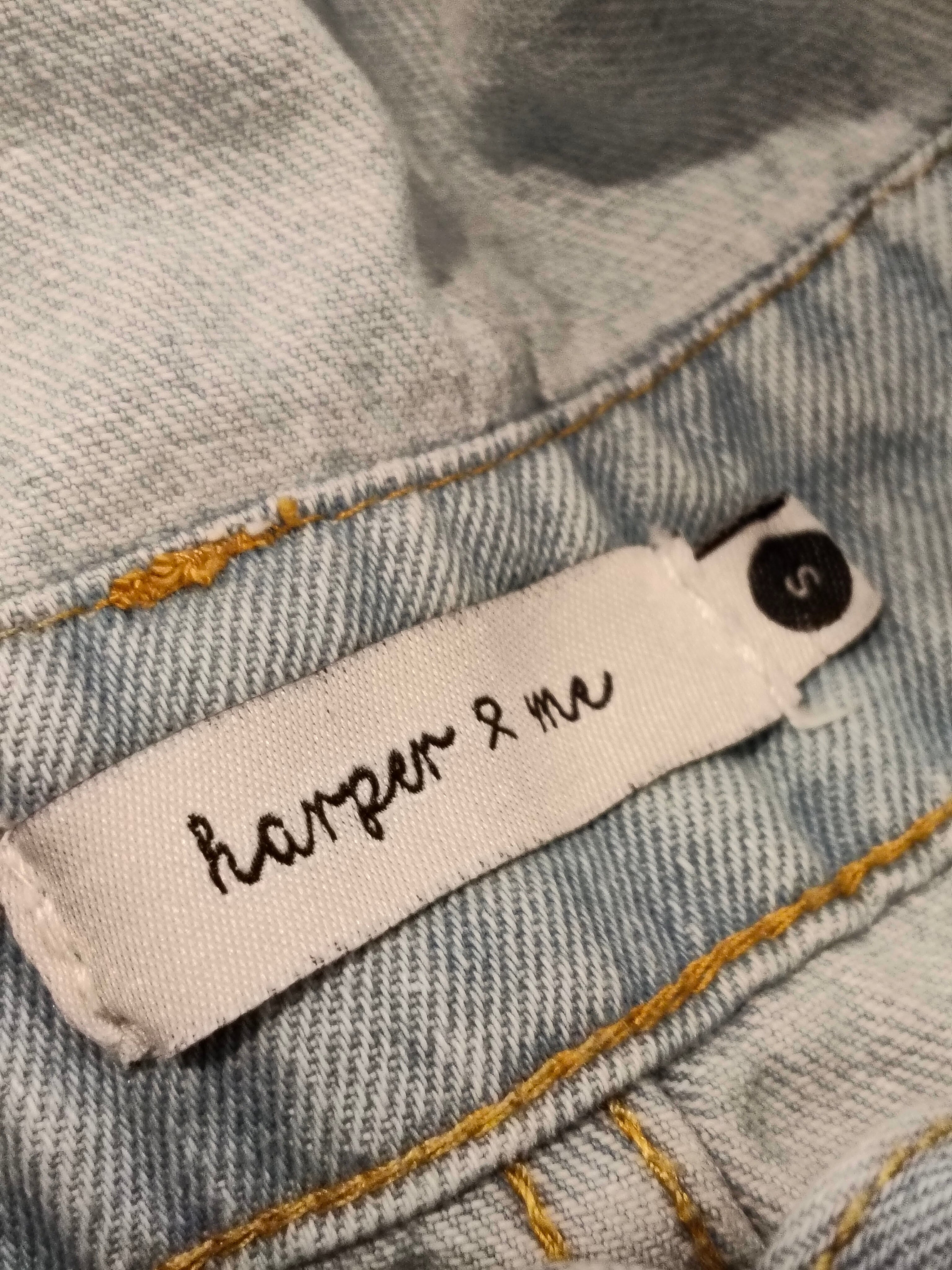 HARPER & ME denim overalls skirt size S women