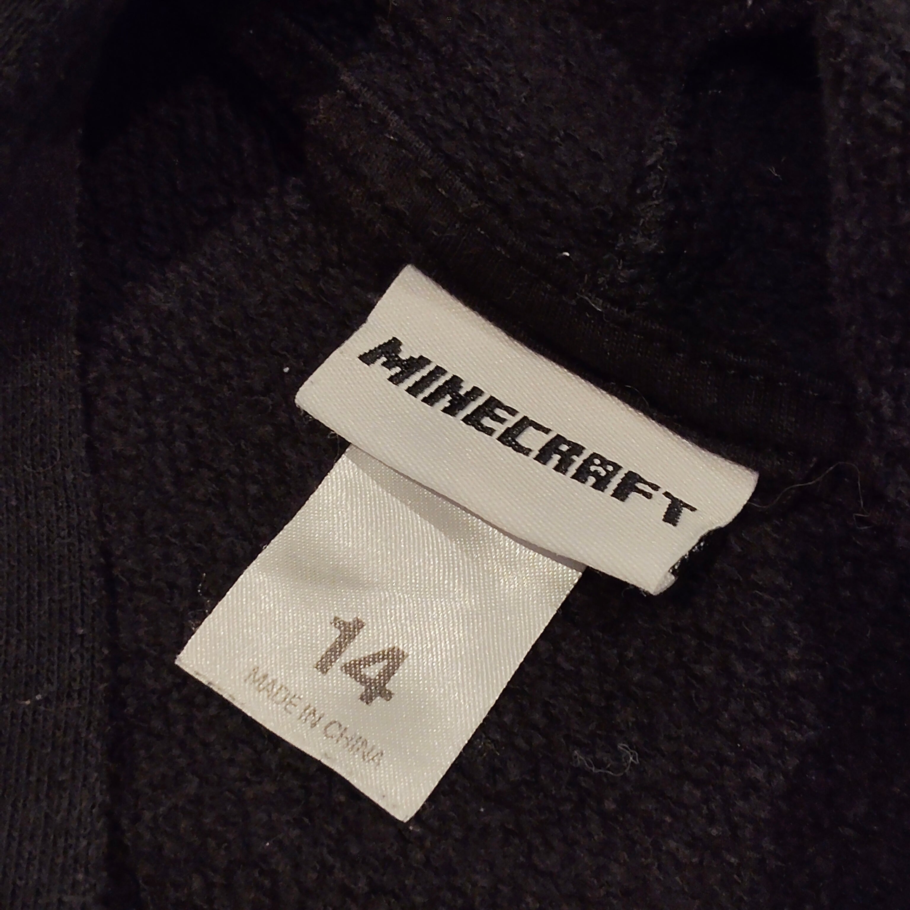 MINECRAFT hoodie size 14 boys