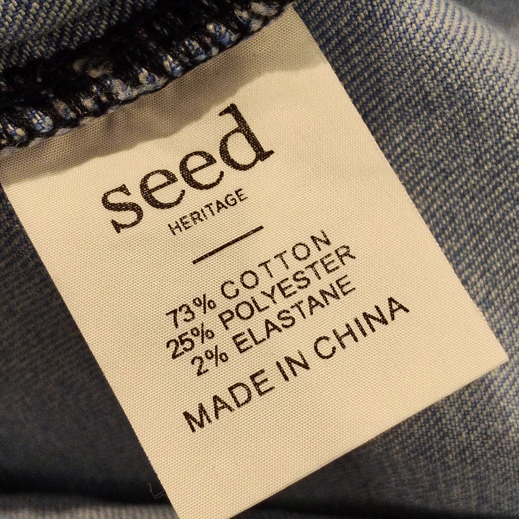 SEED denim dress size 2 girls