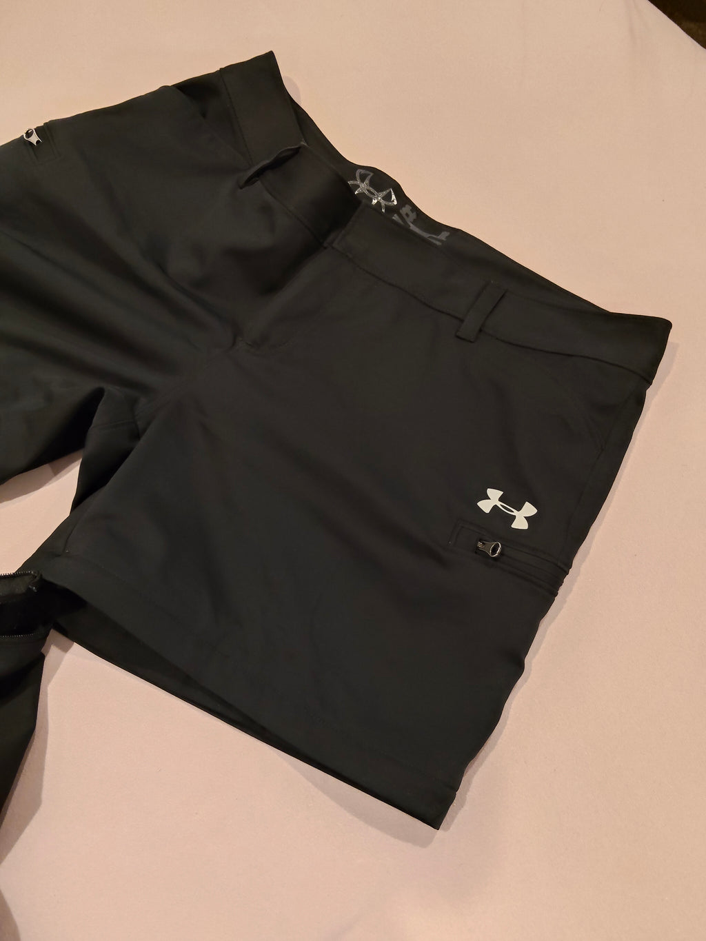 UNDER ARMOUR Convertible Pants size 42 Mens black