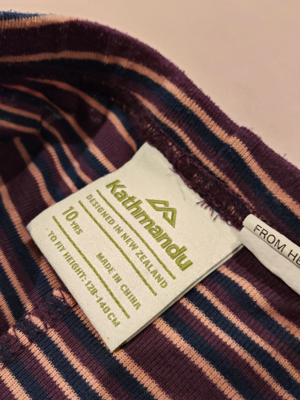 KATHMANDU leggings size 10y girls stripes