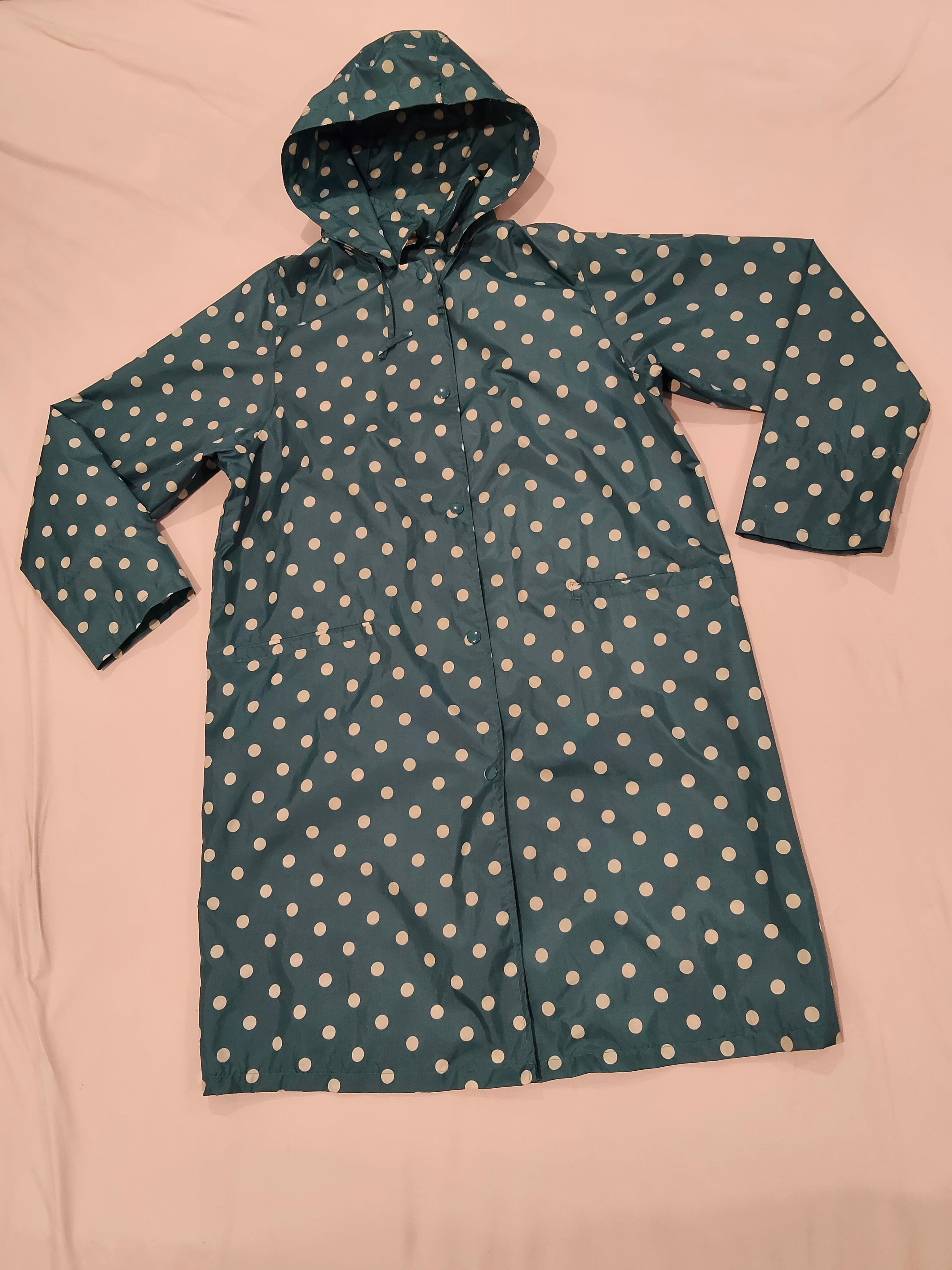 Vintage CATH KIDSTON rain jacket size S-M Women Polka Dot