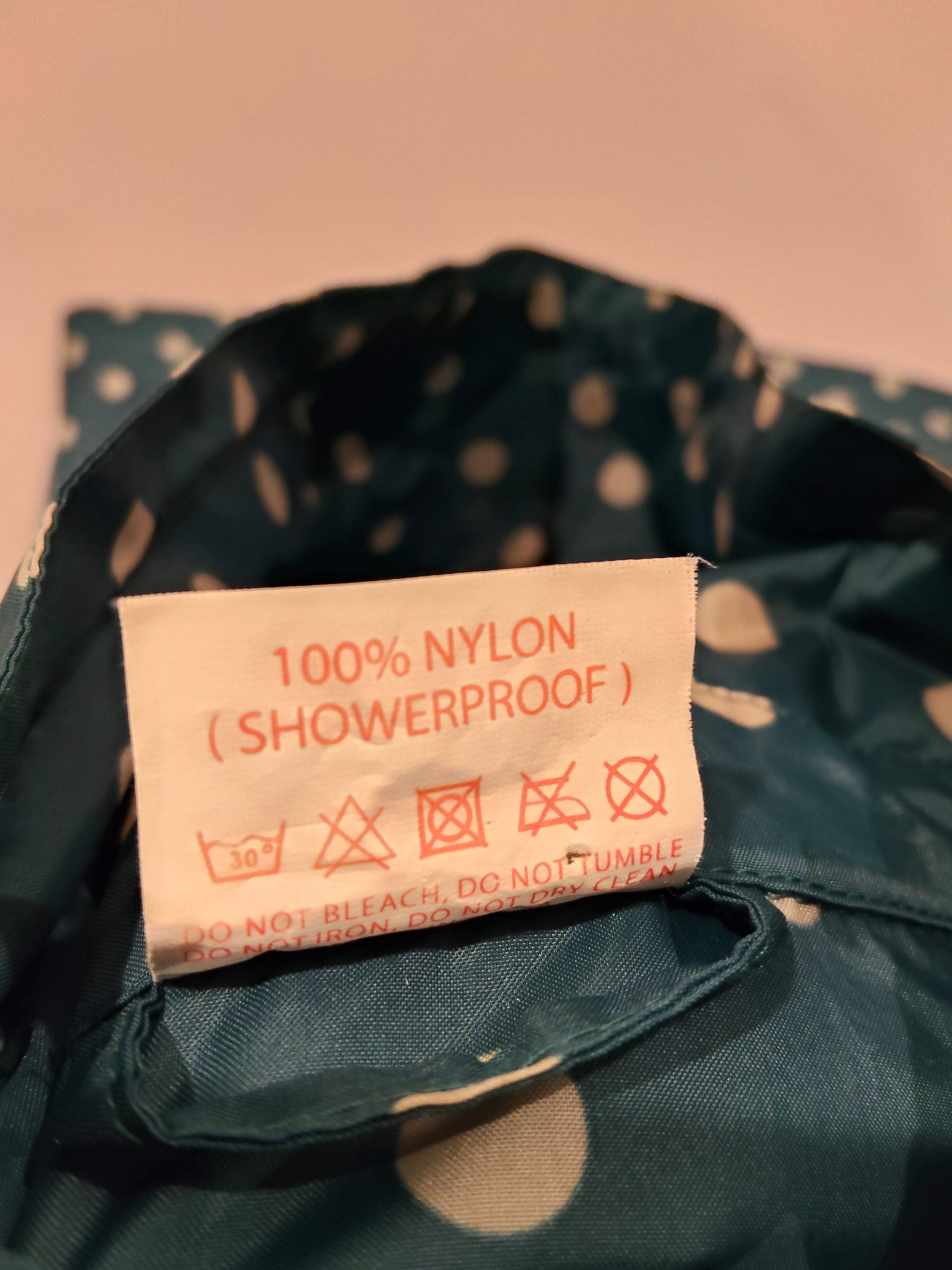 Vintage CATH KIDSTON rain jacket size S-M Women Polka Dot