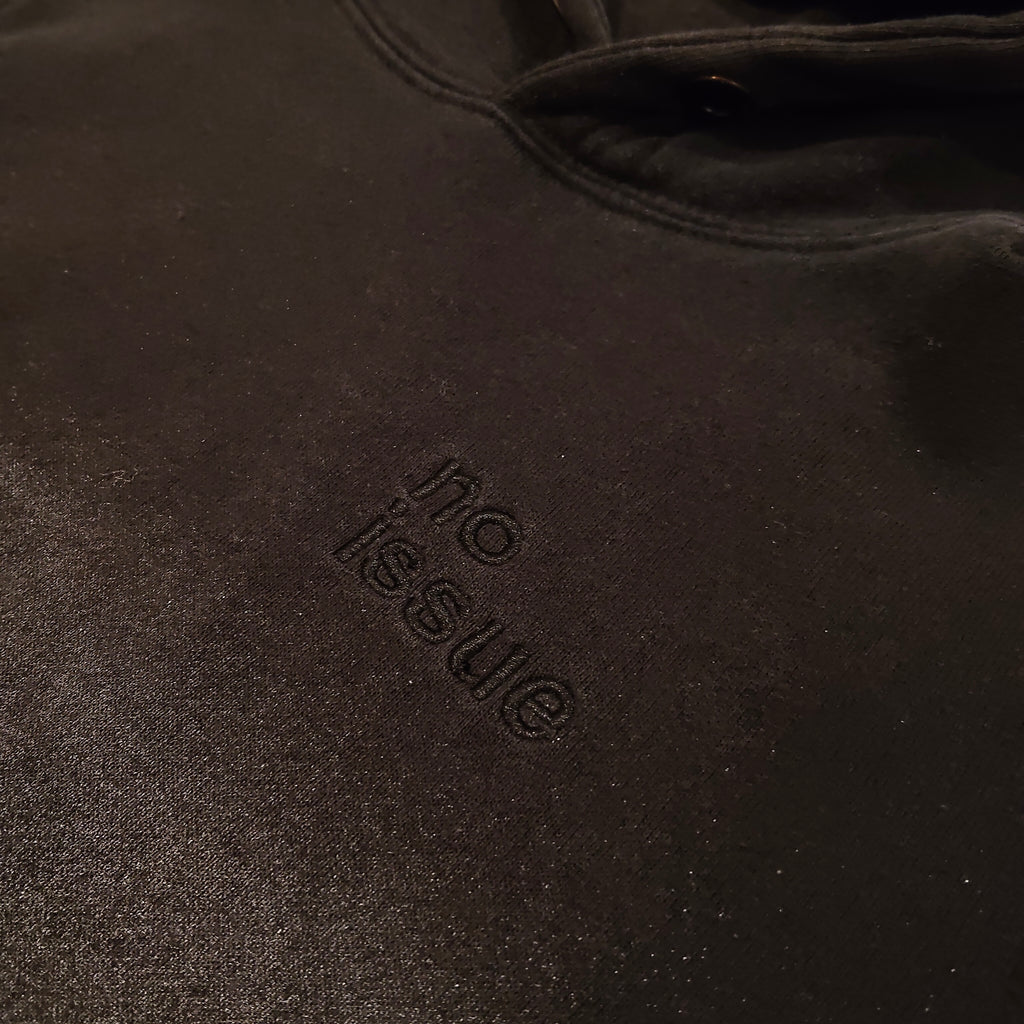 NO ISSUE hoodie size 10 boys ombre black