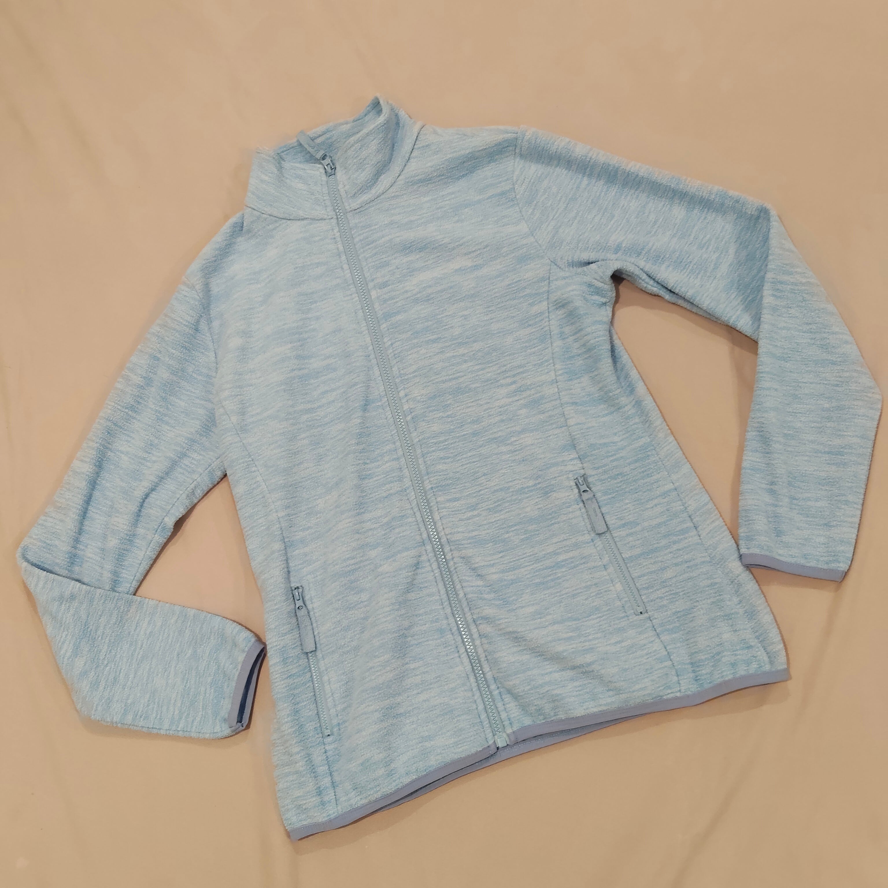 MOUNTAIN WAREHOUSE full zip fleece jumper size 12 Women Light Blue