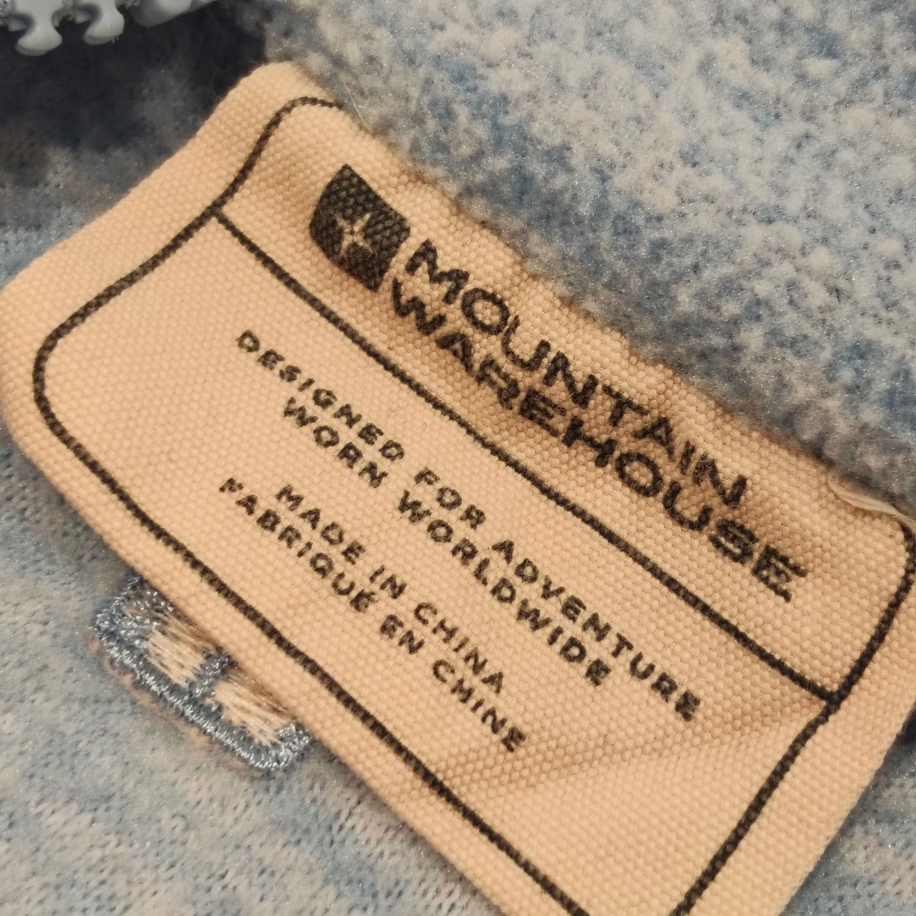 MOUNTAIN WAREHOUSE full zip fleece jumper size 12 Women Light Blue