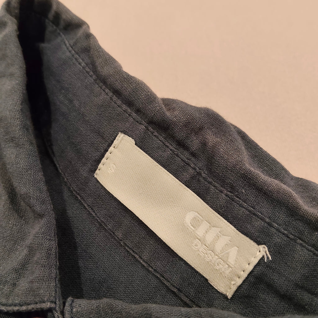 CITTA shirt size S Womens navy long sleeve