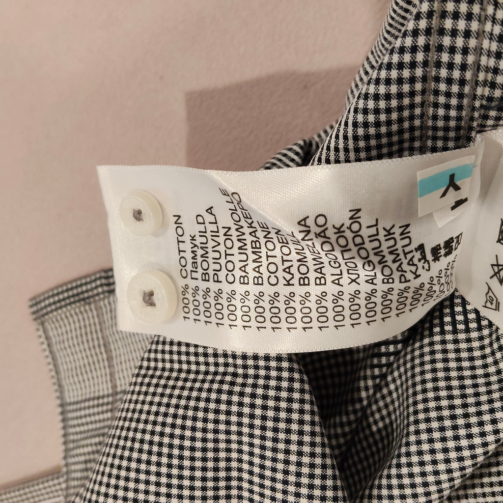 New BEN SHERMAN shirt size M Mens checkered short sleeve