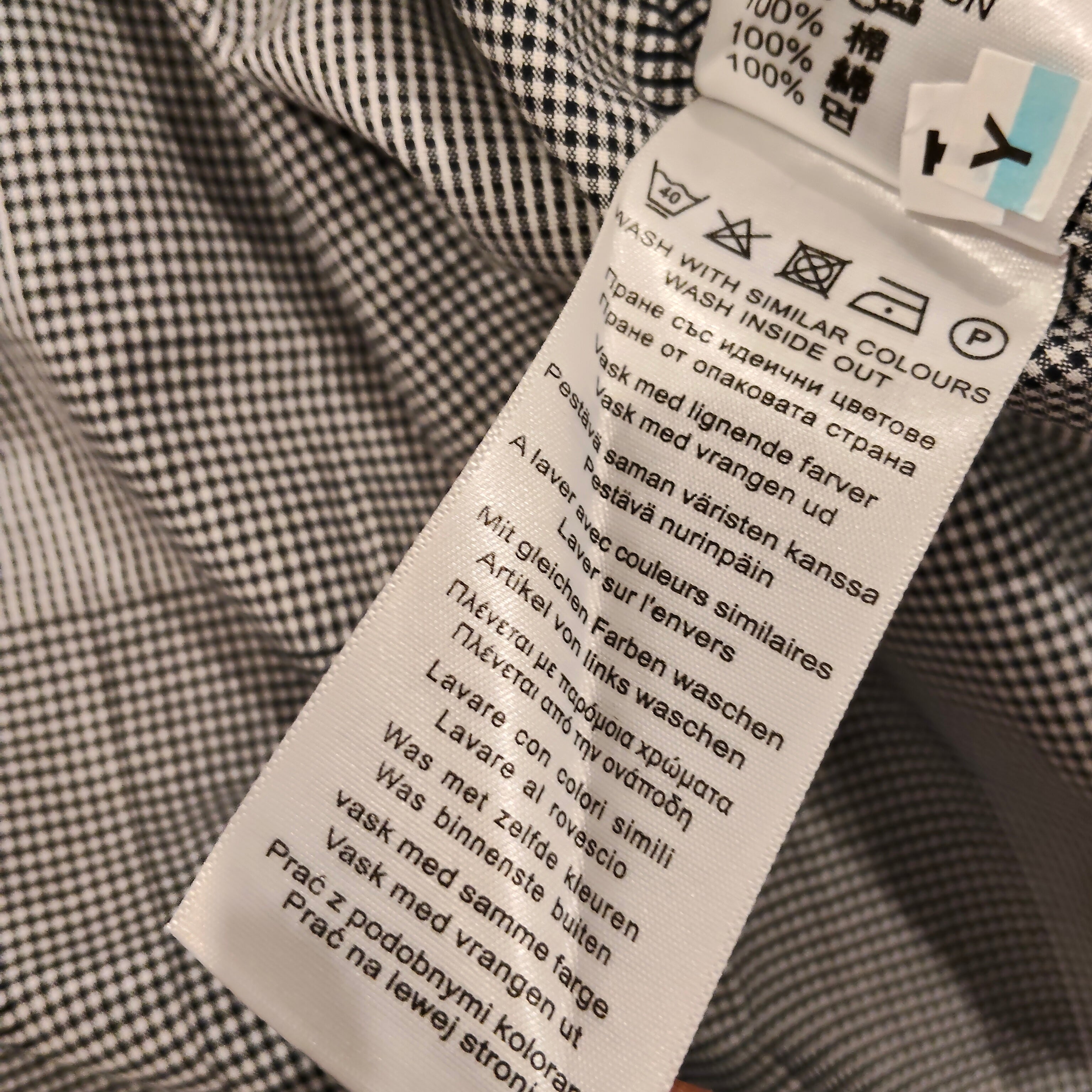 New BEN SHERMAN shirt size M Mens checkered short sleeve