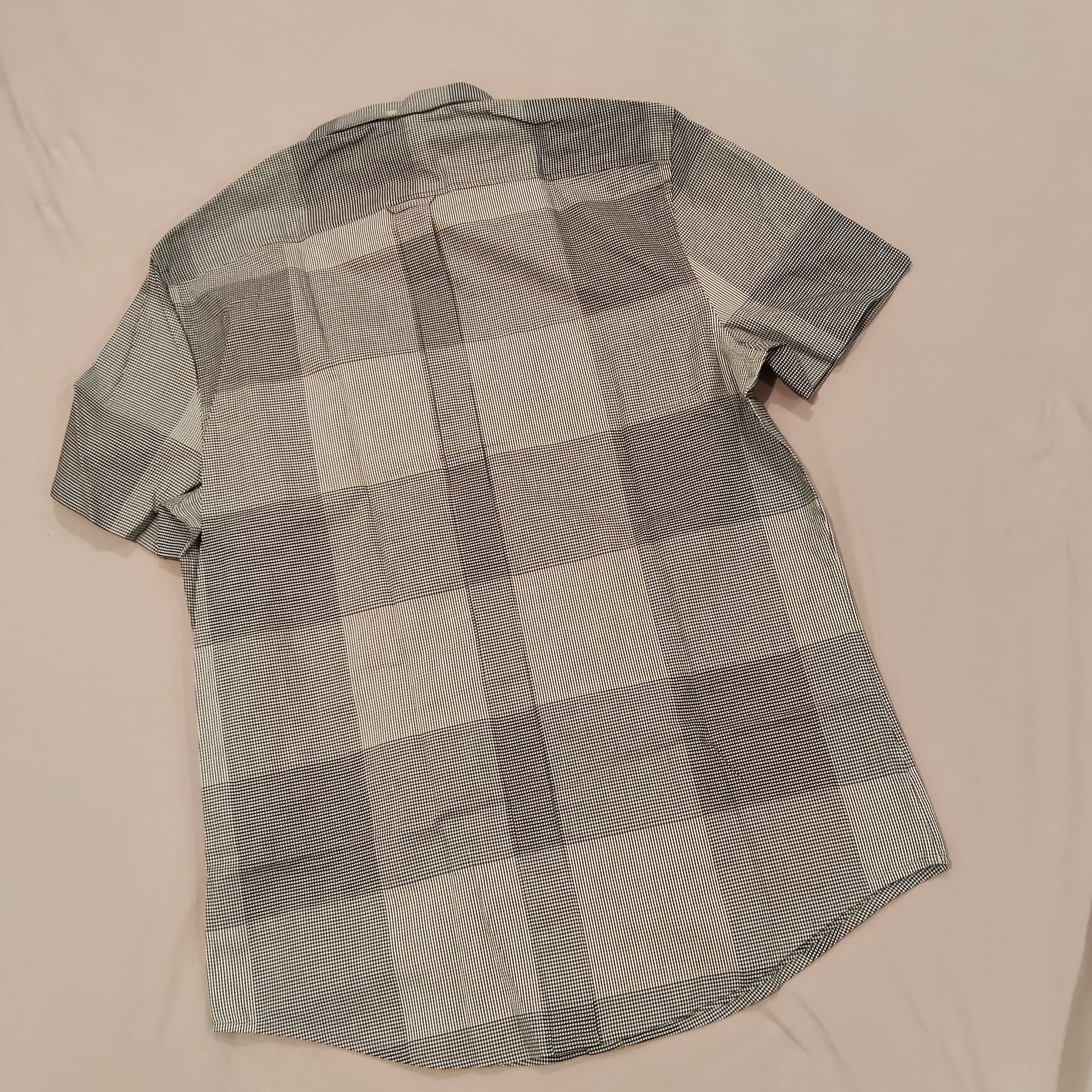 New BEN SHERMAN shirt size M Mens checkered short sleeve