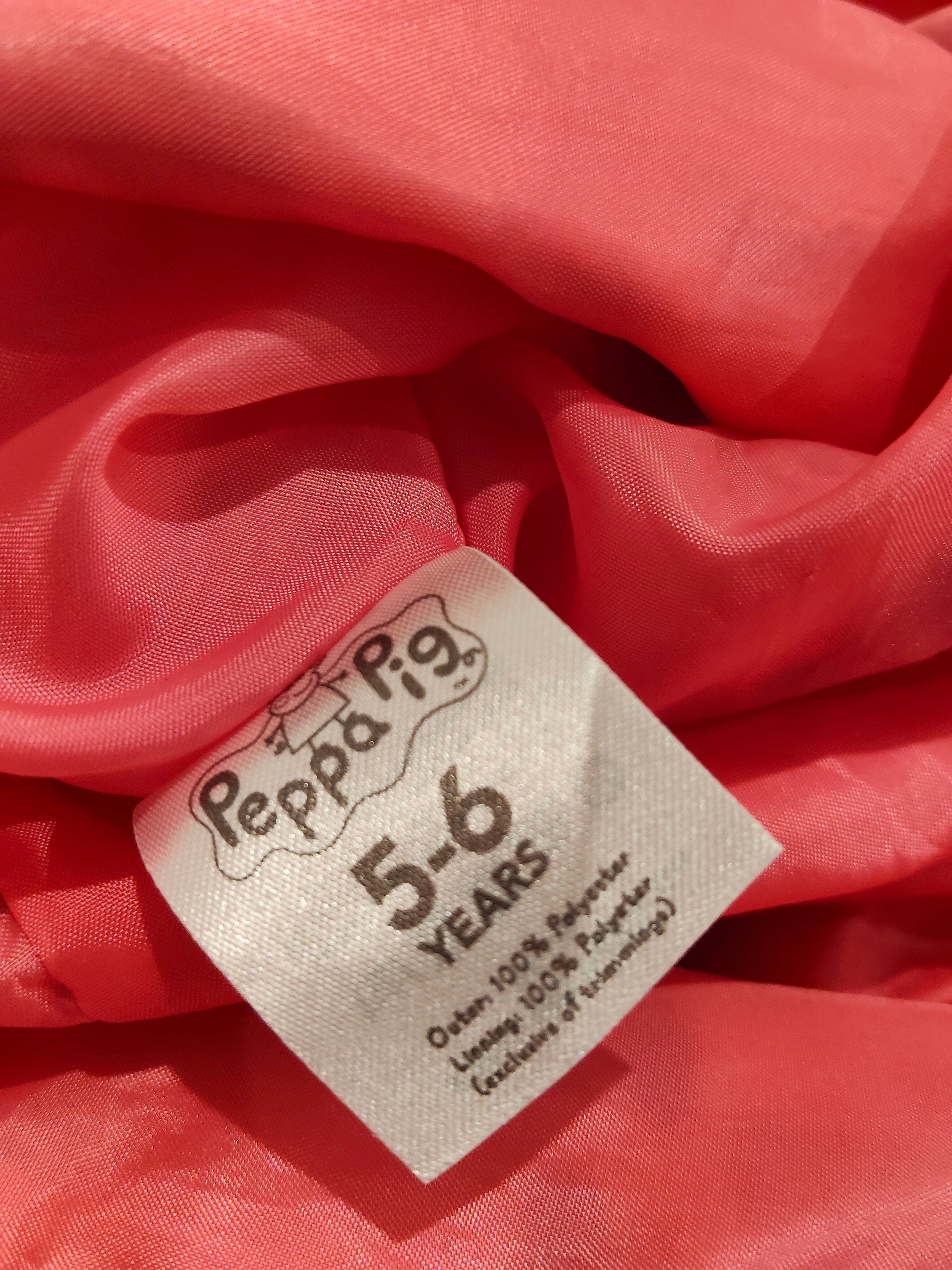 PEPPA PIG rain suit size 5-6 girls