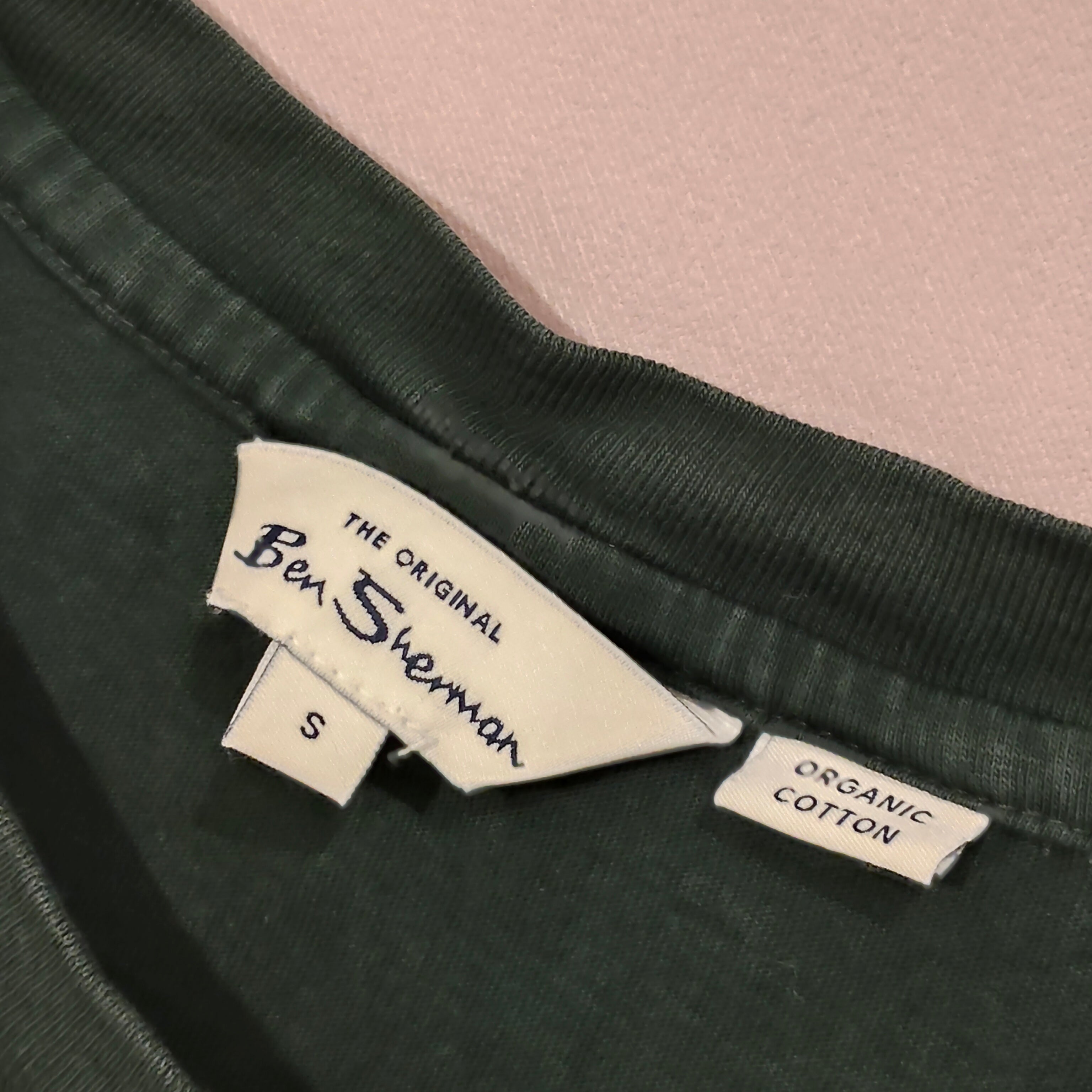 BEN SHERMAN tee size S Mens green short sleeve