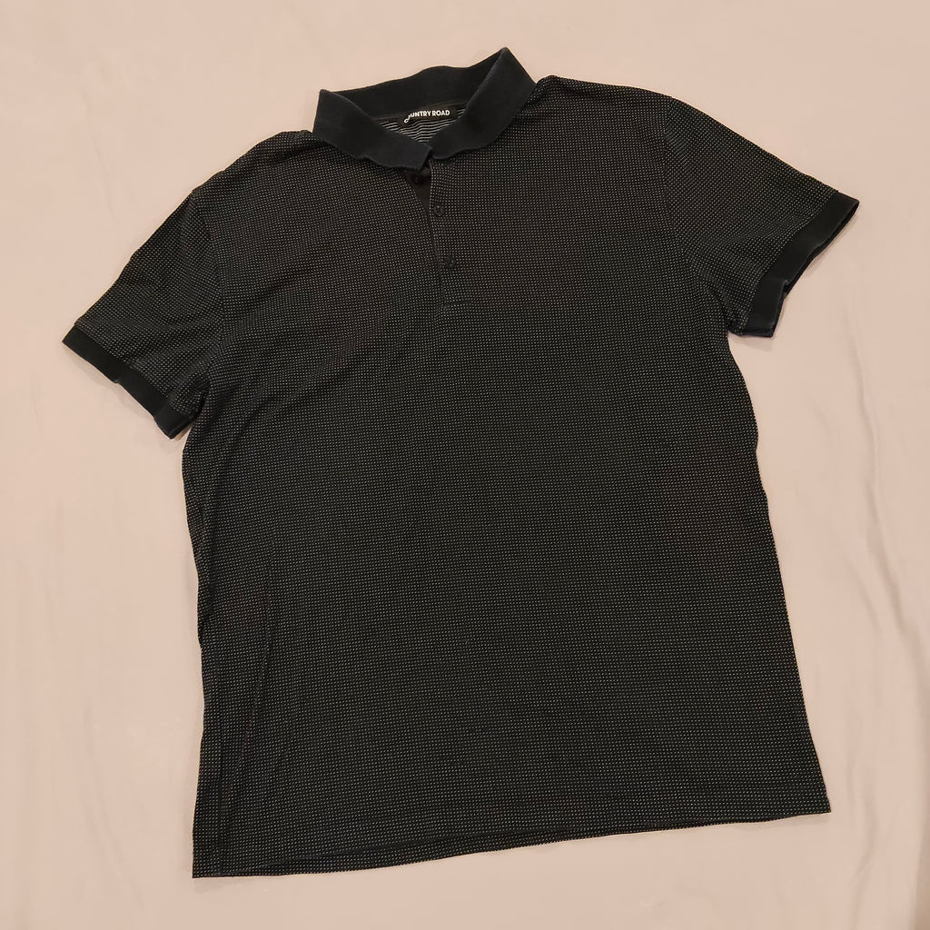 COUNTRY ROAD polo top size M Mens short sleeve