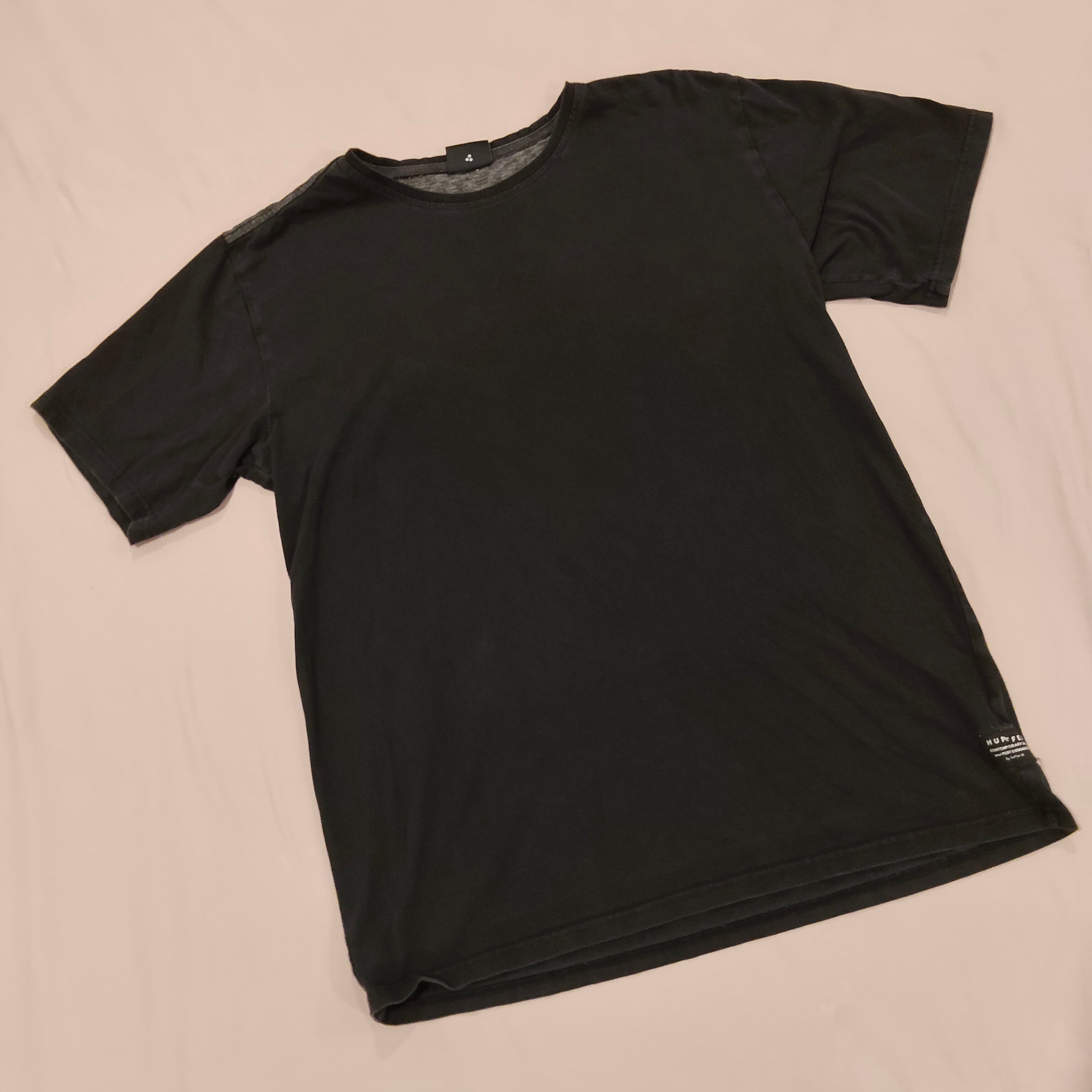 HUFFER tee size M mens black short sleeve
