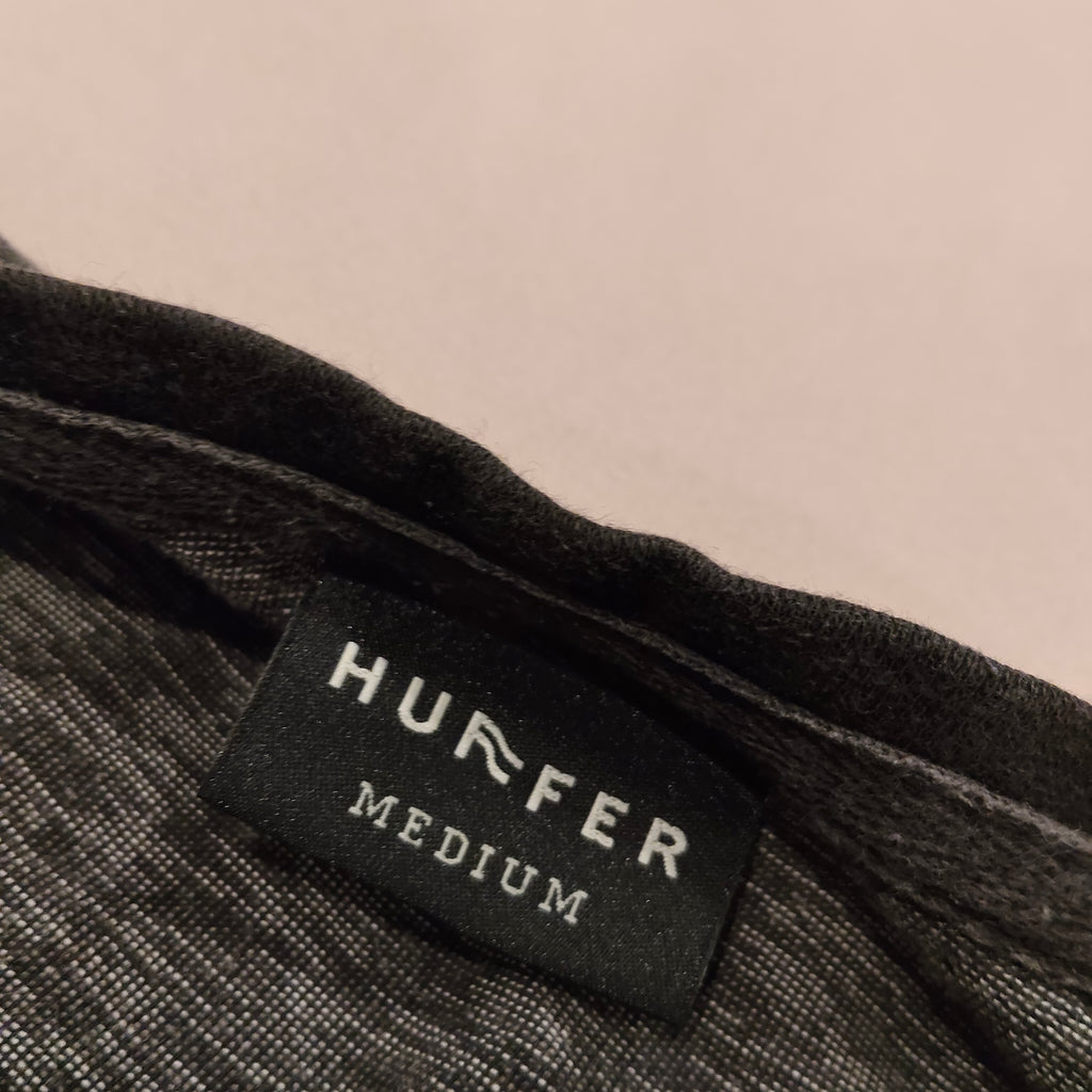 HUFFER tee size M mens black short sleeve