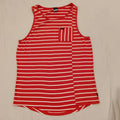 LEE tank top size XL men red stripes