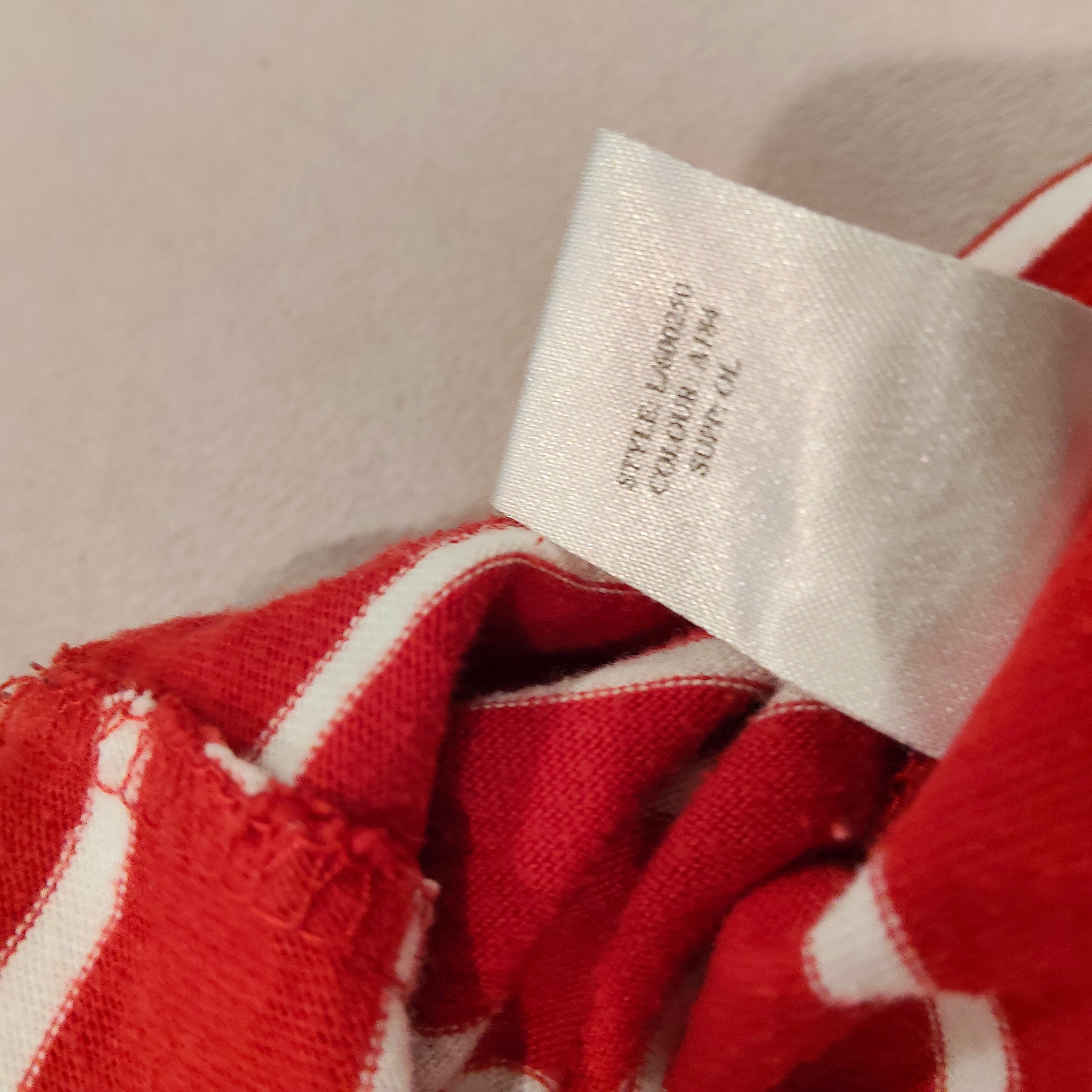 LEE tank top size XL men red stripes
