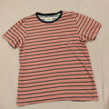BAKERS tee size M mens red stripes short sleeve