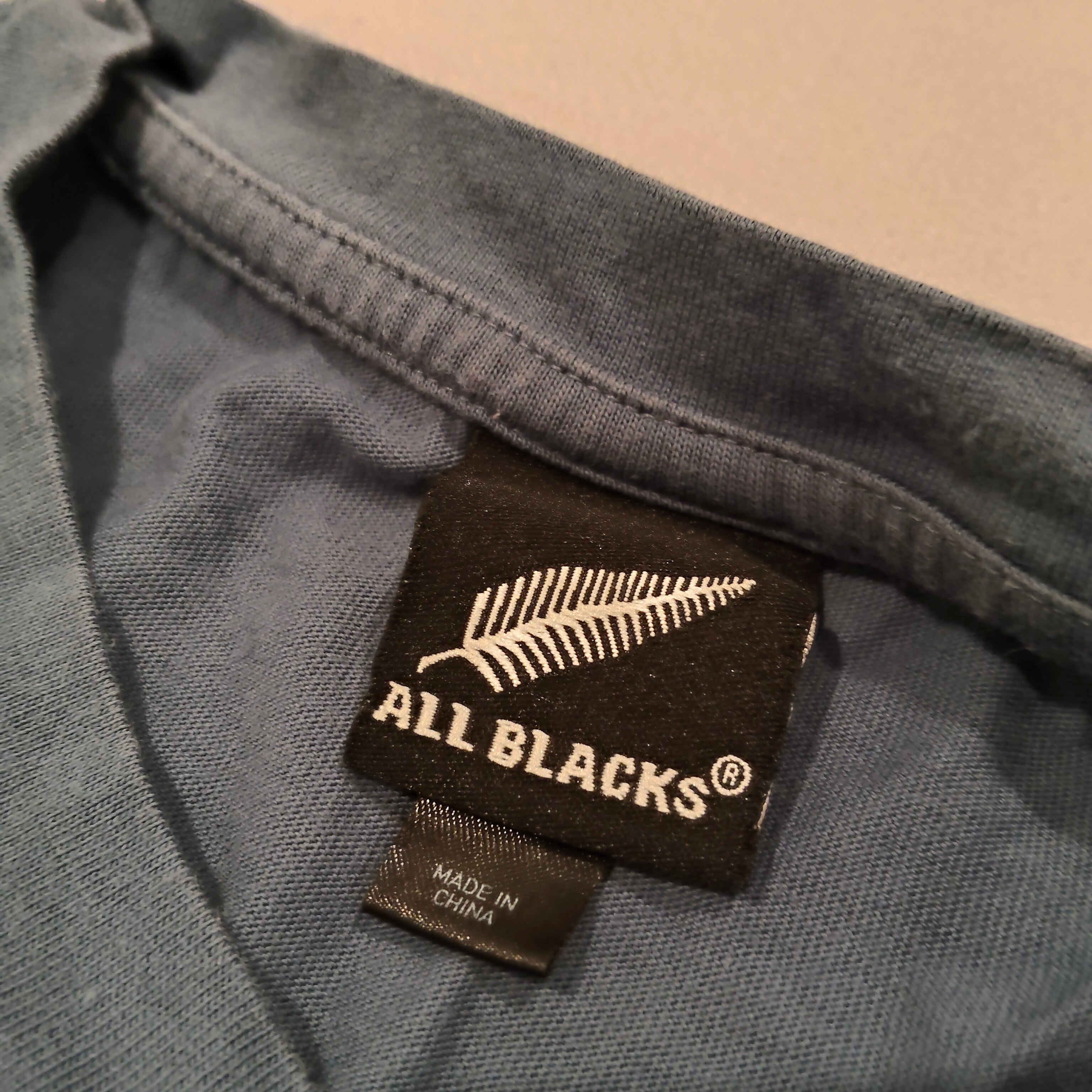 ADIDAS ALL BLACKS tee size S Mens blue short sleeve